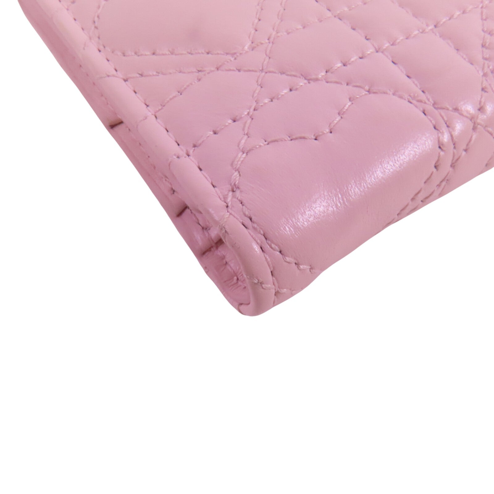 Dior 羊皮皮革Dioramour Dior Short Wallet金扣短錢包