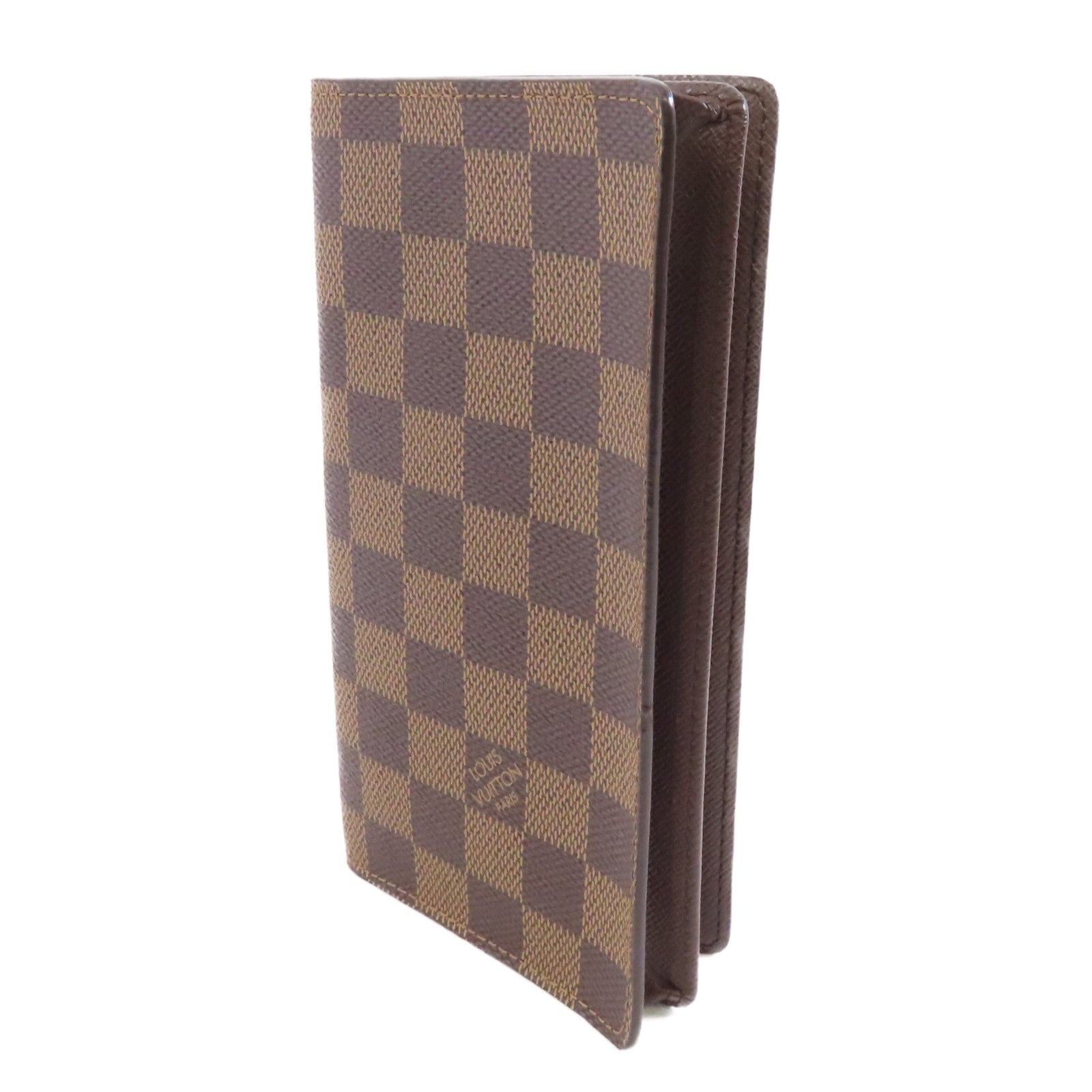 LOUIS VUITTON Damier Porte Cartes Credit長錢包啡色