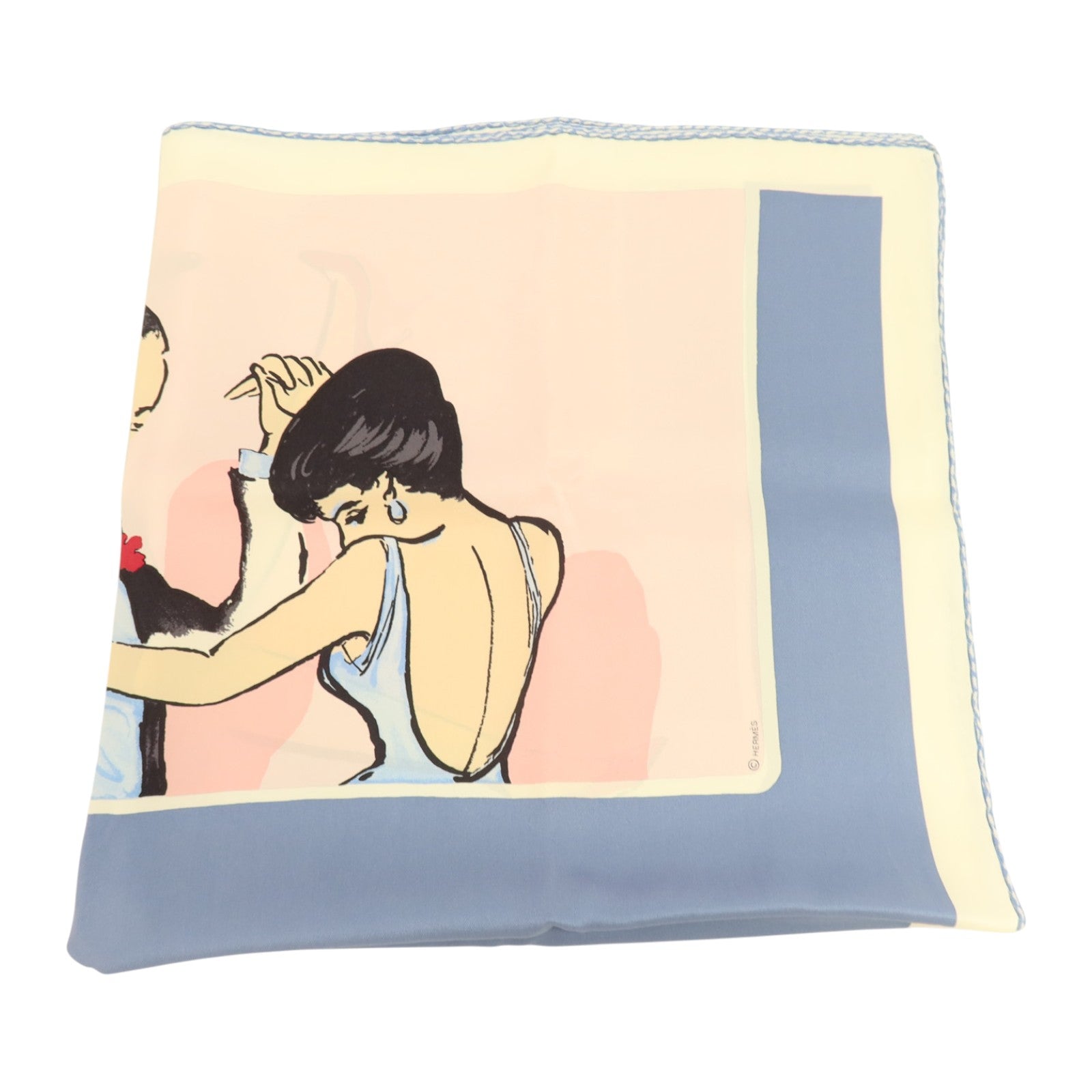 HERMES 絲質Scarf 65x65cm絲巾