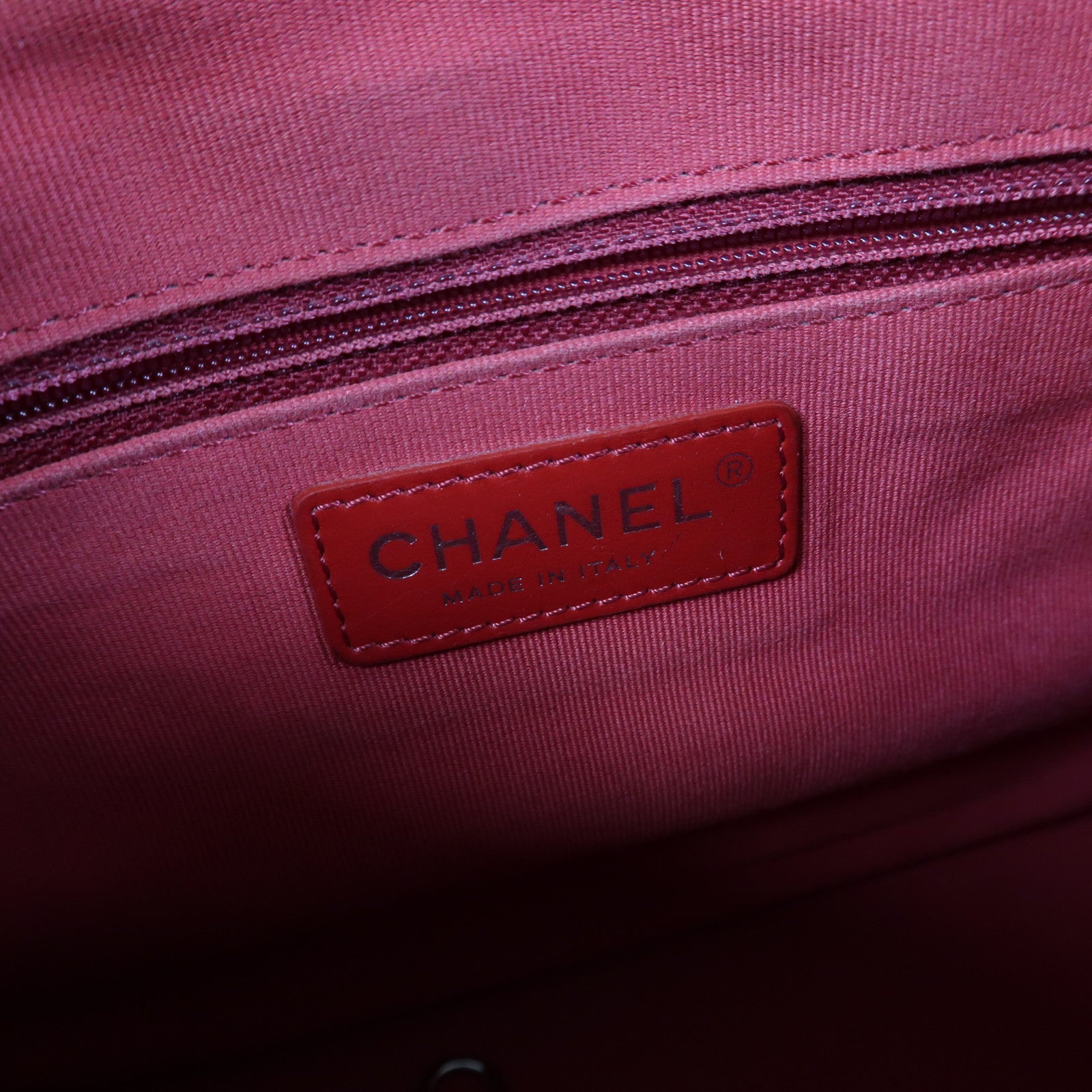 CHANEL 【激減優惠】菱格牛皮皮革Gabrielle金銀扣鏈帶肩背袋黑色