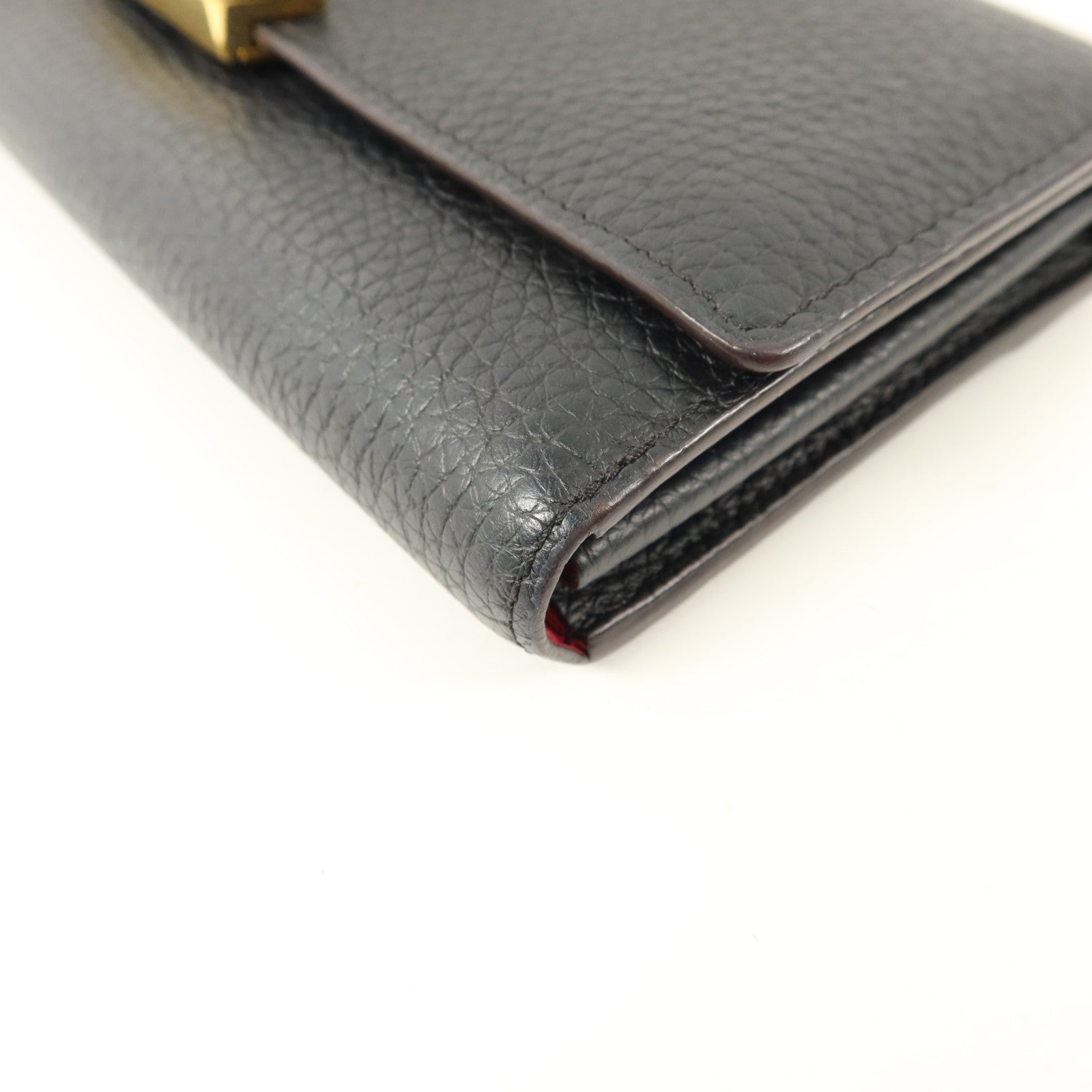 LOUIS VUITTON Taurillon Capucines Wallet長錢包