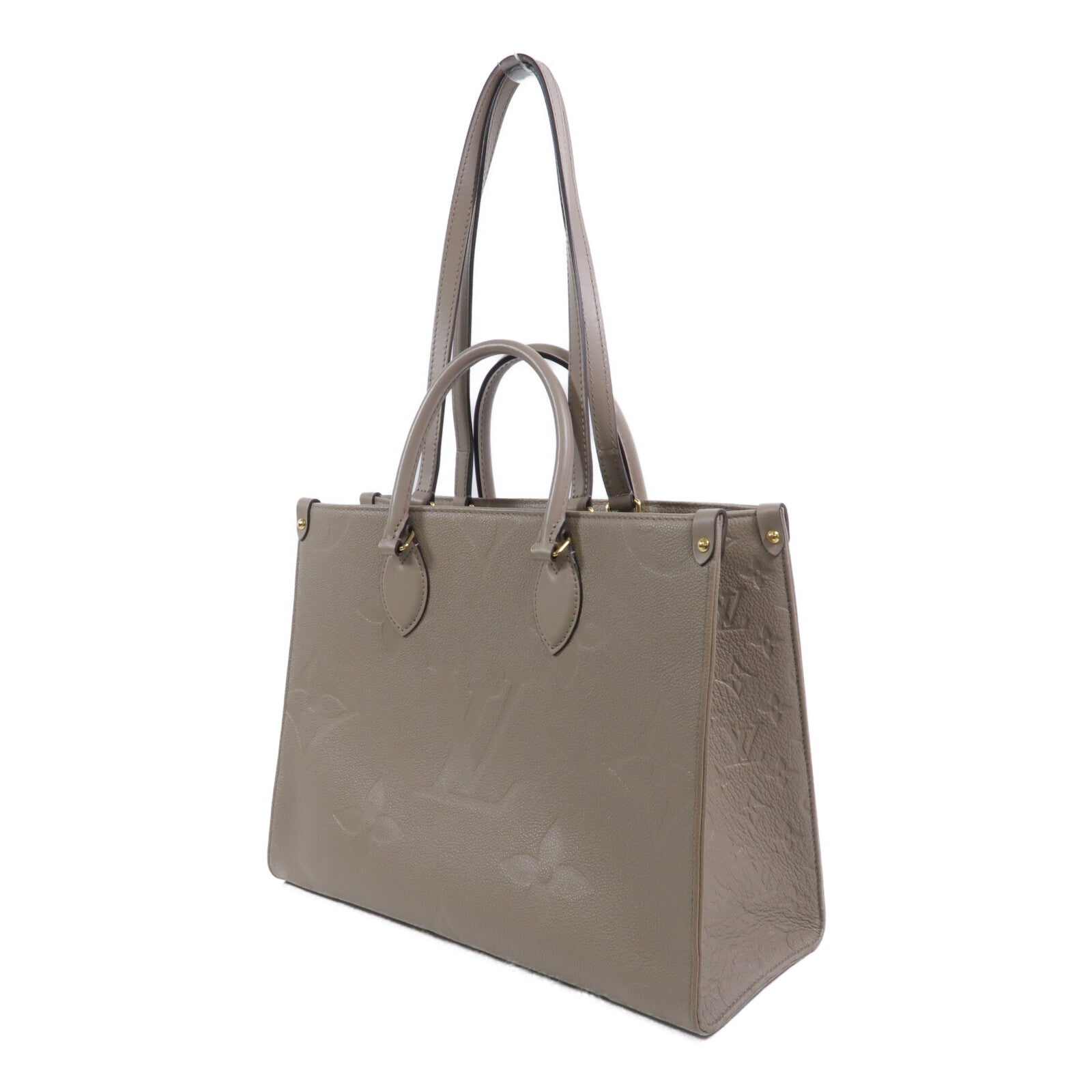 LOUIS VUITTON Monogram Empreinte On The Go MM手挽肩背兩用袋