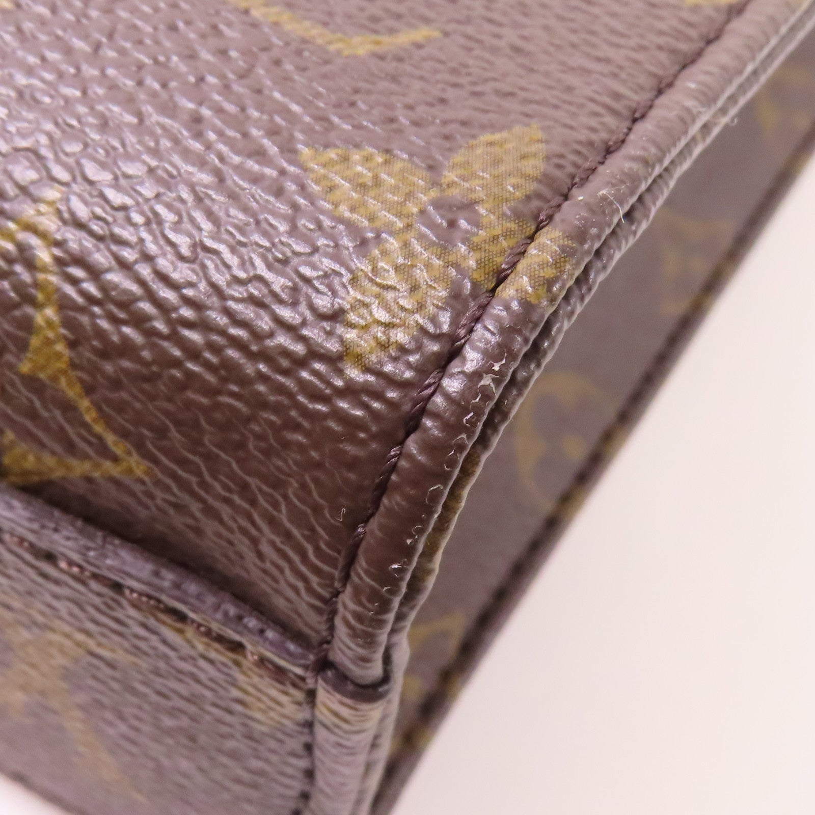 LOUIS VUITTON LV GHW Sac Plat BB 2 Way Shoulder Handbag M45847 Monogram Brown