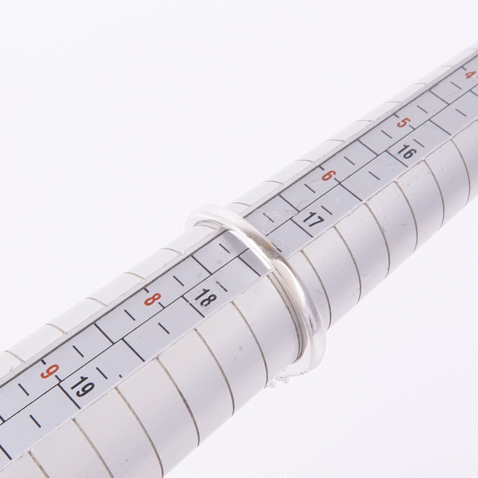 JEWELRY 18K白金Ruby Ring紅寶石/鑽石戒指US#7