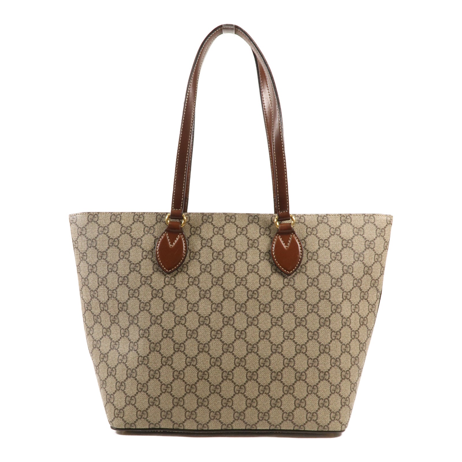 GUCCI 塗層帆布Tote Bag金扣手挽袋