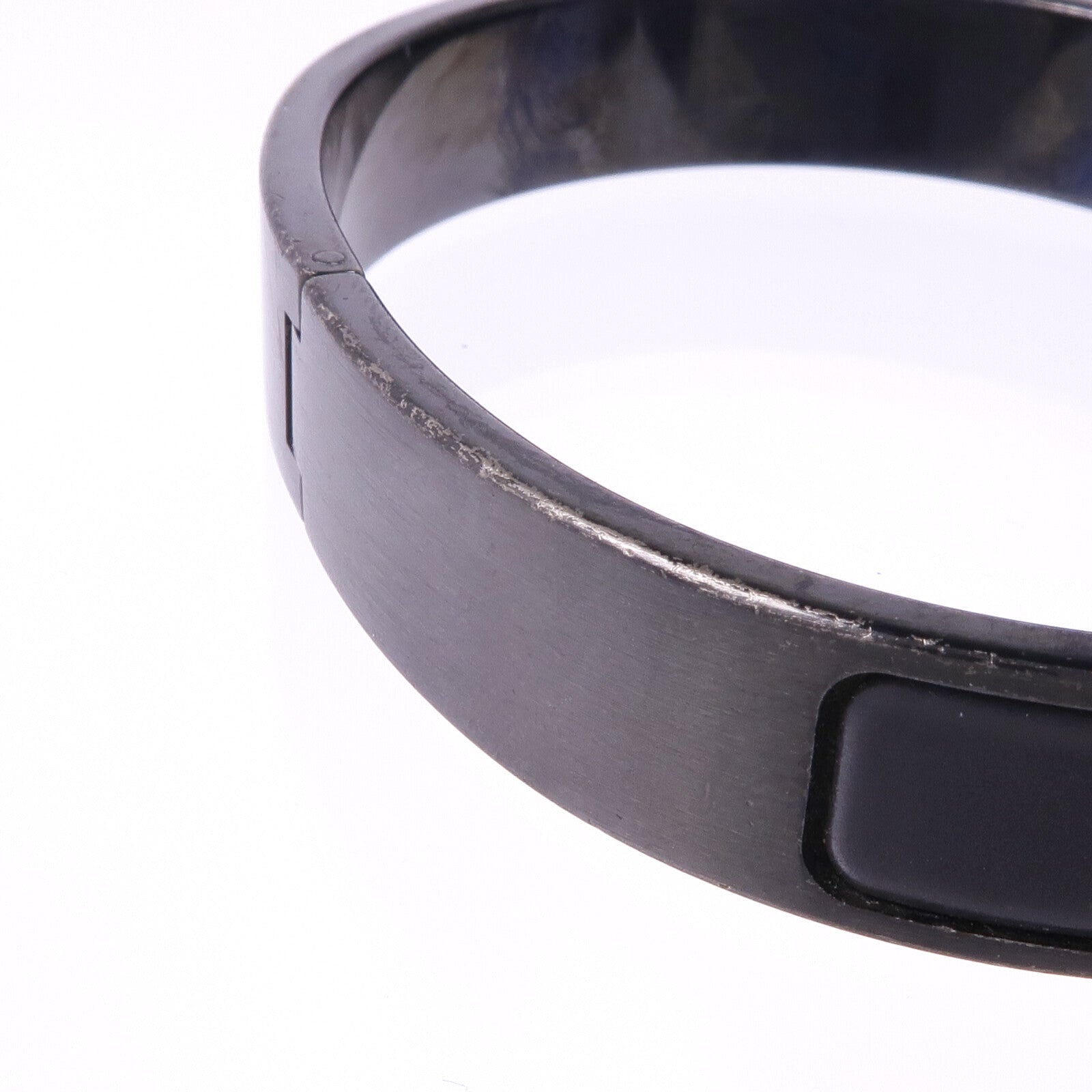 HERMES 金屬/琺瑯Clic HH So Black手鐲