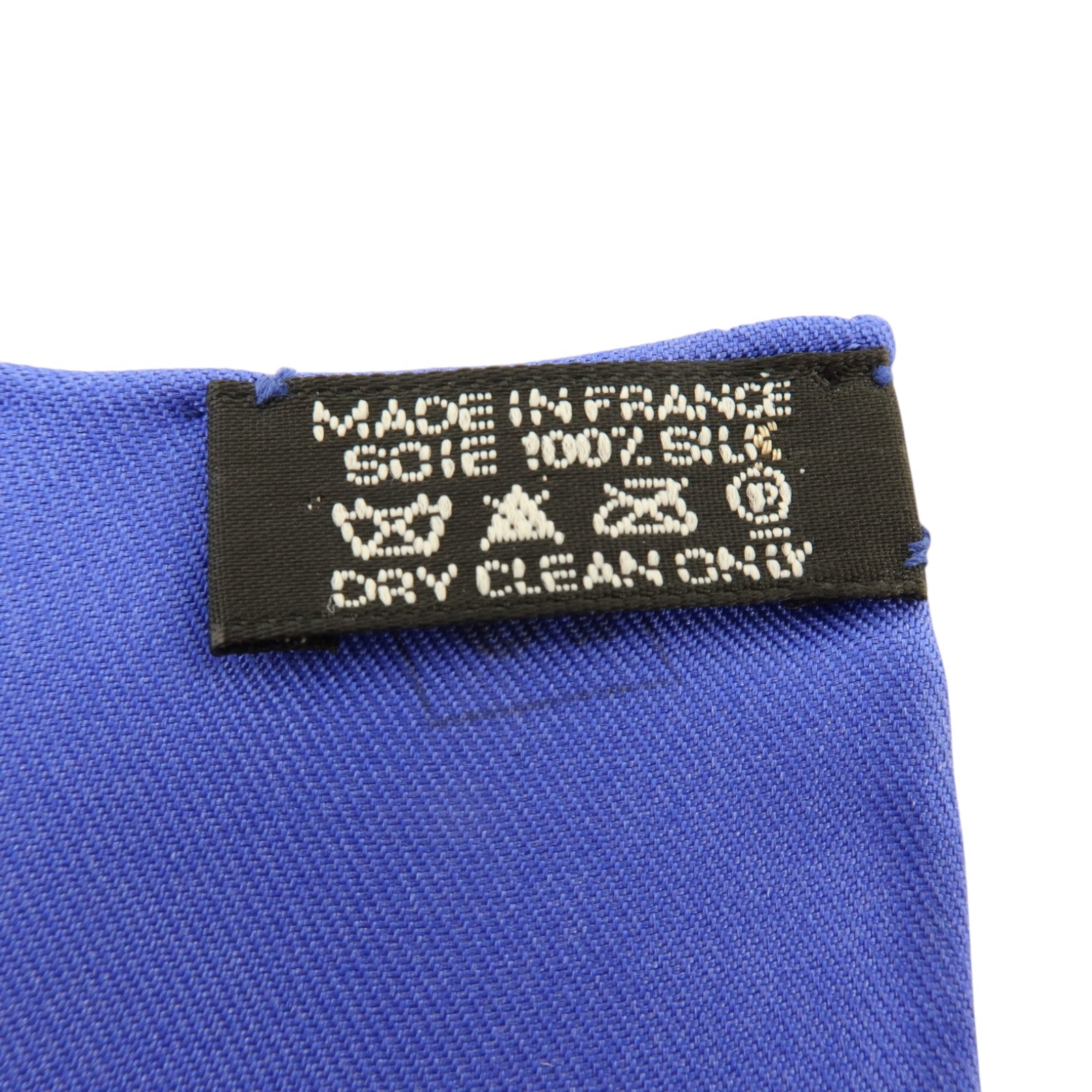 HERMES 絲質Carre 90 Scarf絲巾Bleu Royal