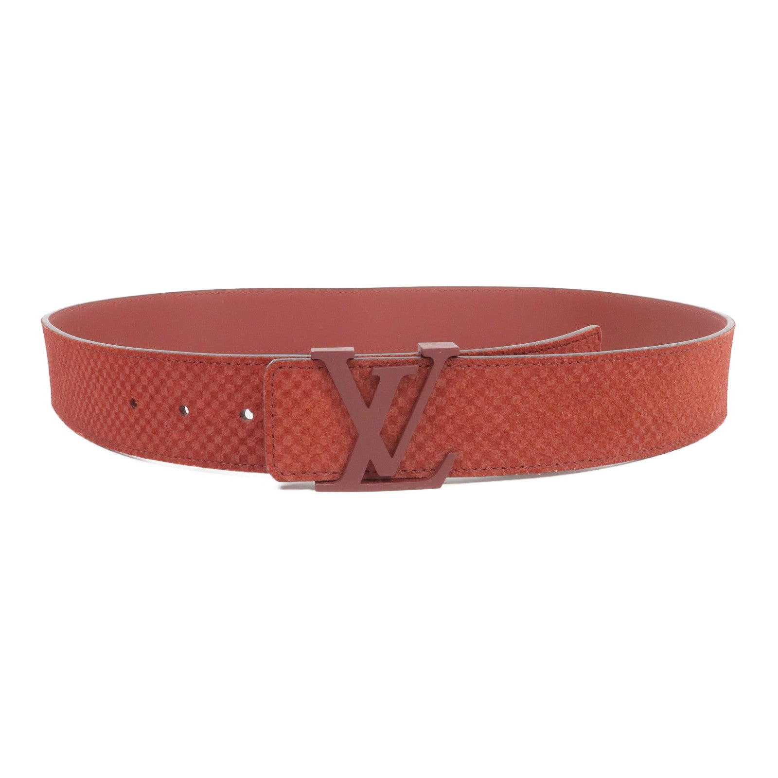 LOUIS VUITTON Suede Damier Belt皮帶