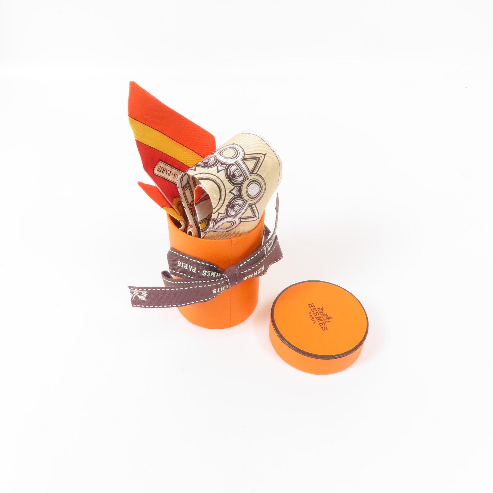 HERMES 絲質Twilly絲巾