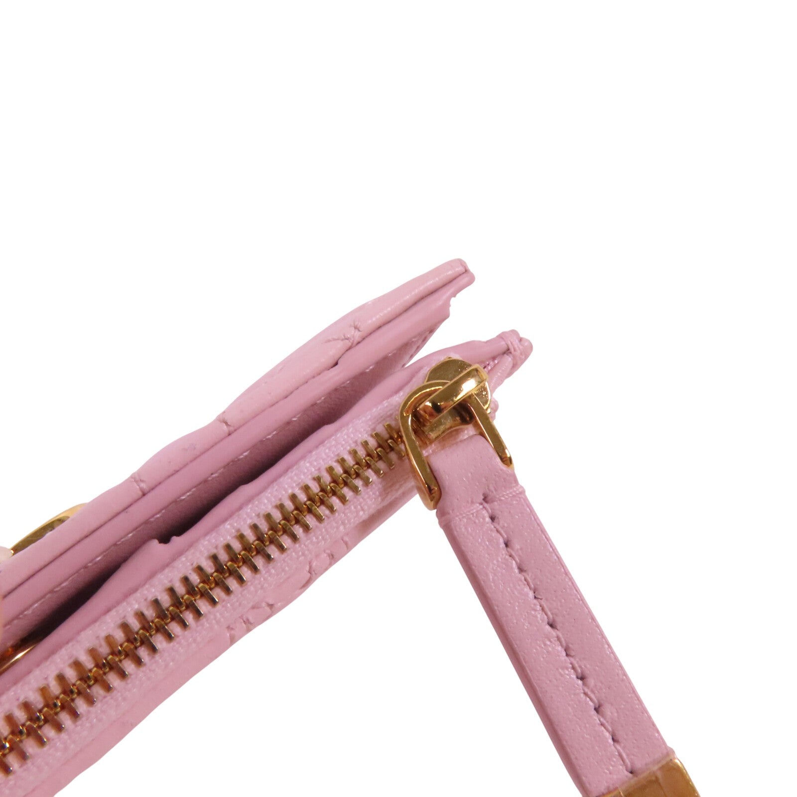 Dior 羊皮皮革Dioramour Dior Short Wallet金扣短錢包