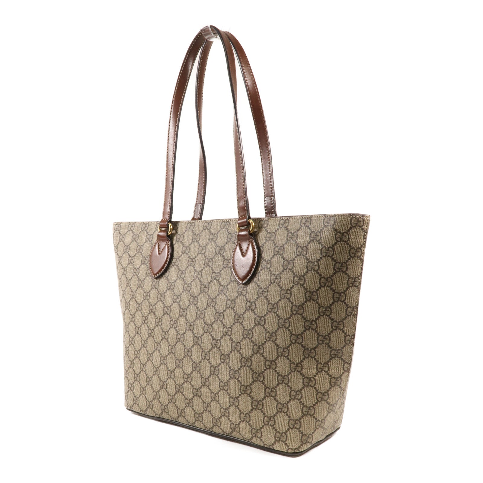 GUCCI 塗層帆布Tote Bag金扣手挽袋