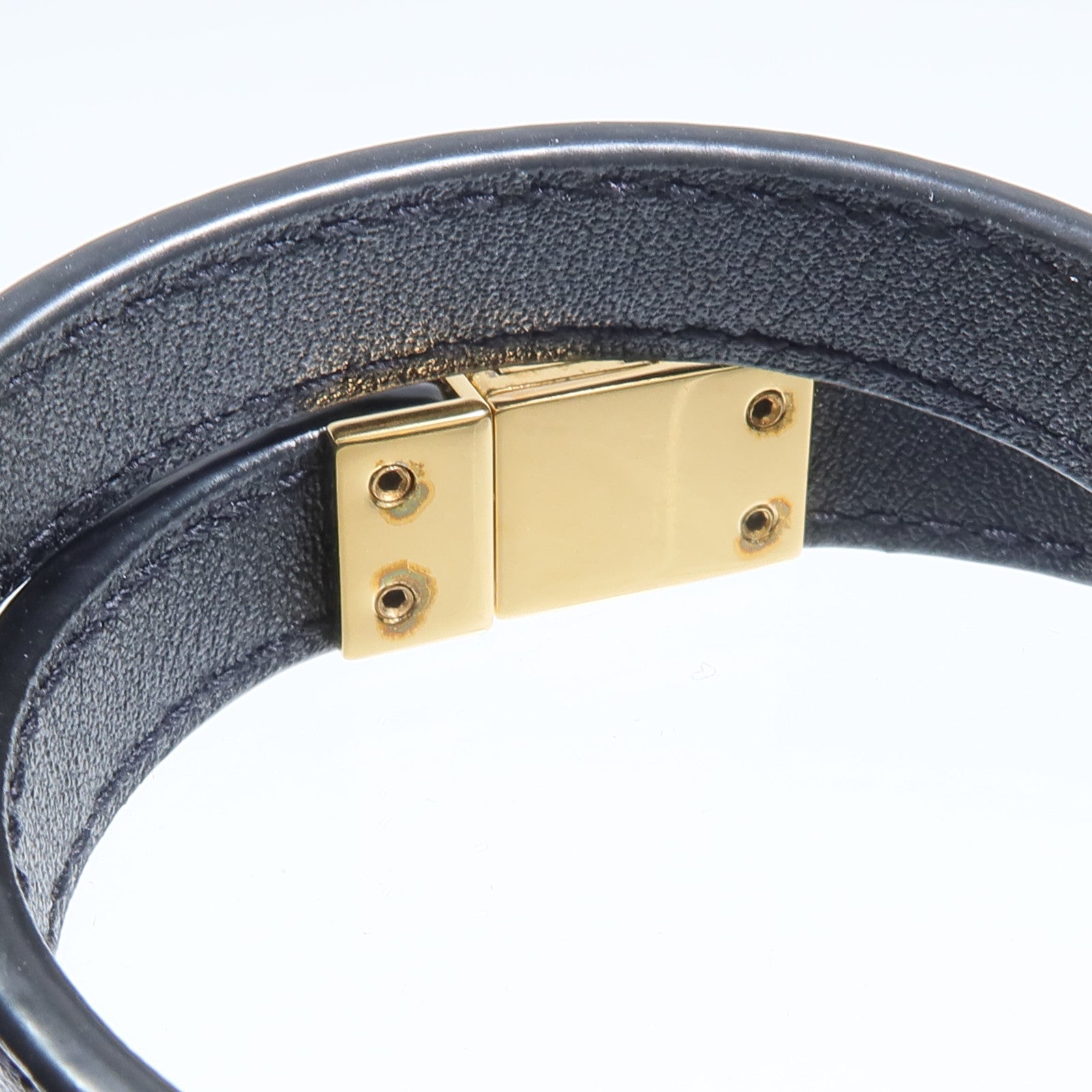 SAINT LAURENT 金屬/牛皮皮革Bracelet手鏈