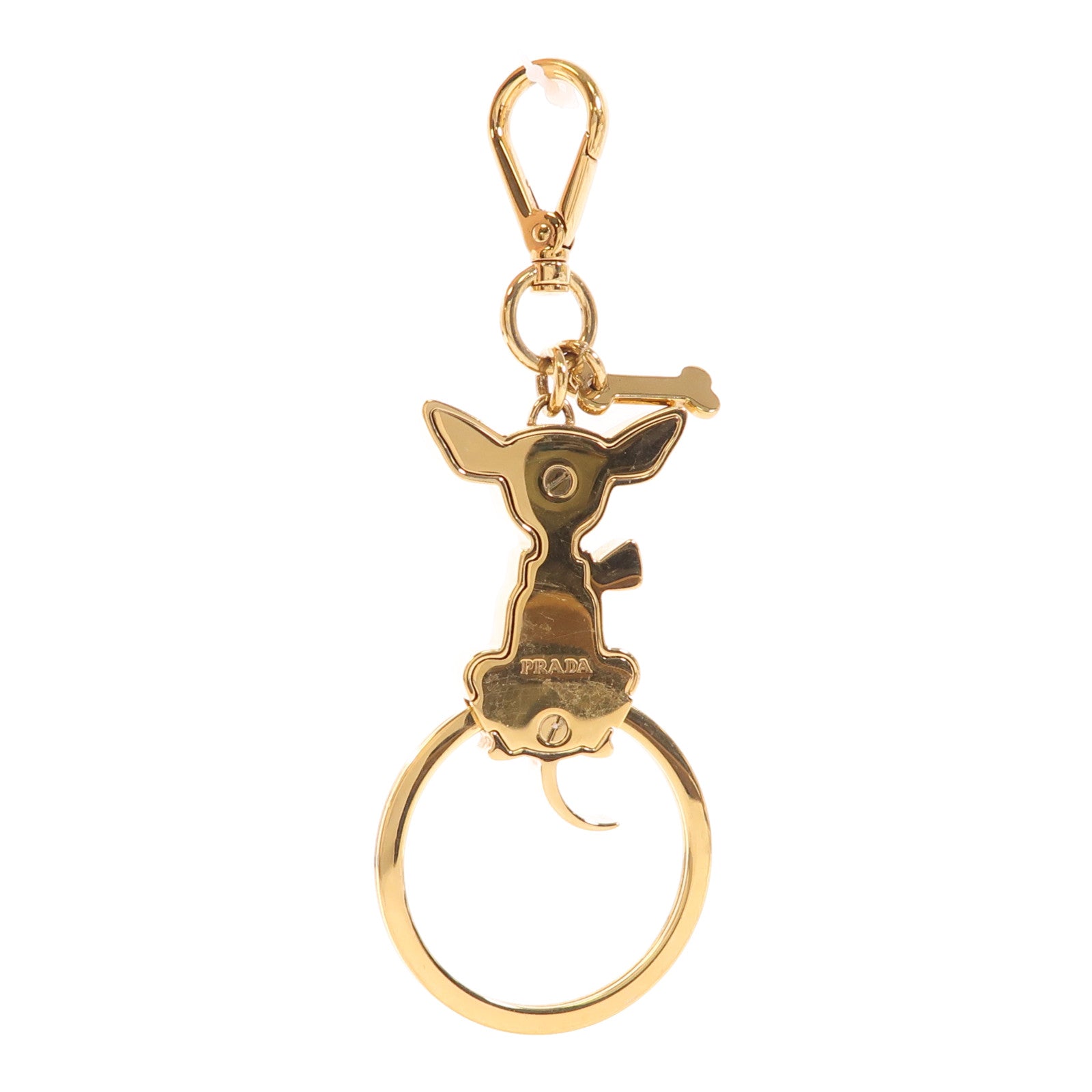 PRADA 金屬Key Charm鑰匙扣