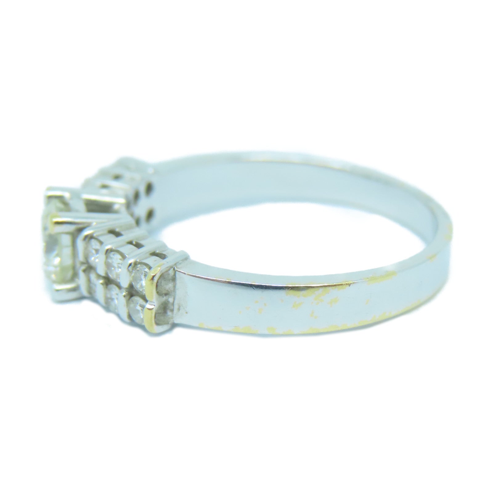 JEWELRY **【激減優惠】18K白金Diamond Ring鑽石戒指US#5.75