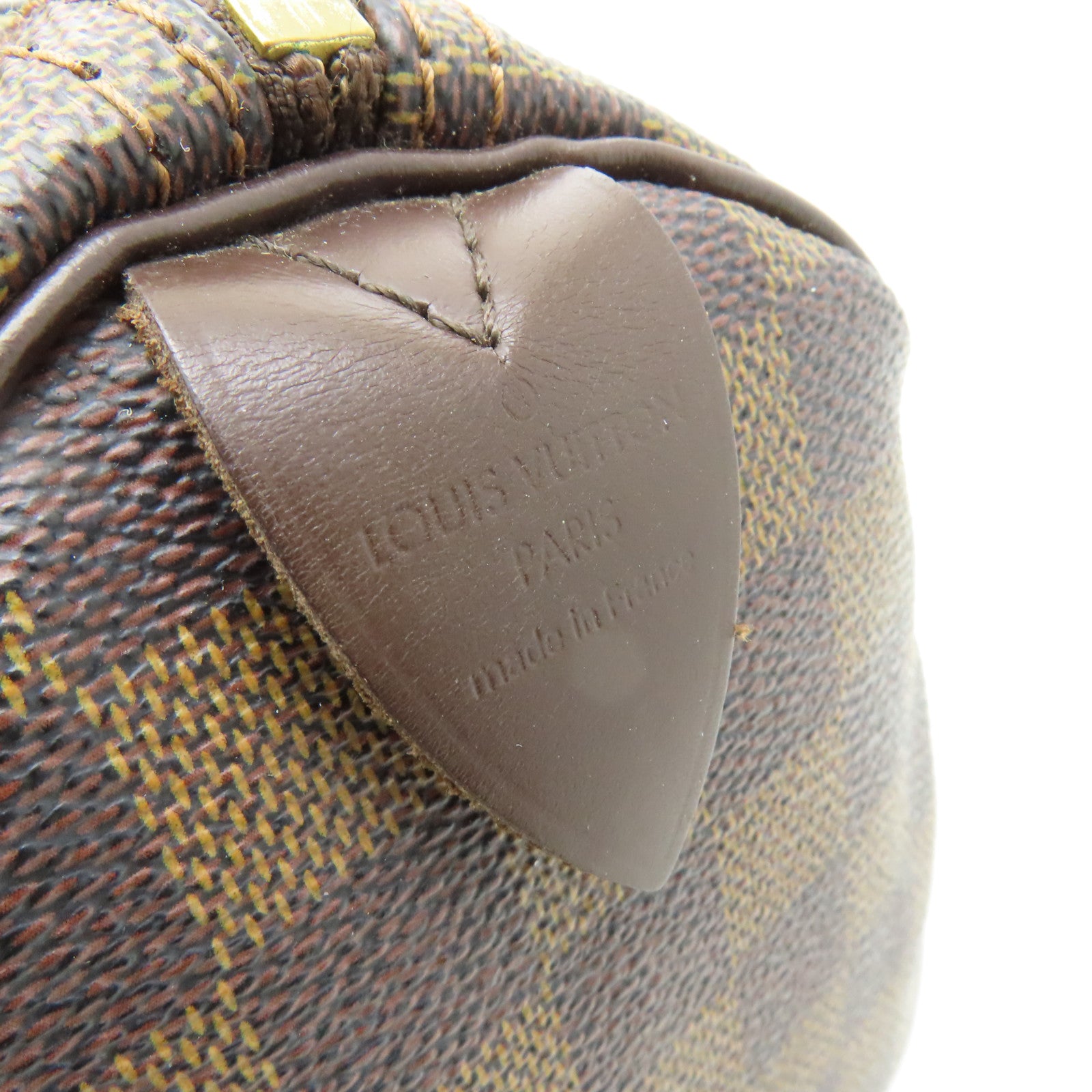 LOUIS VUITTON 【激減優惠】Damier Speedy 25金扣手挽袋啡色