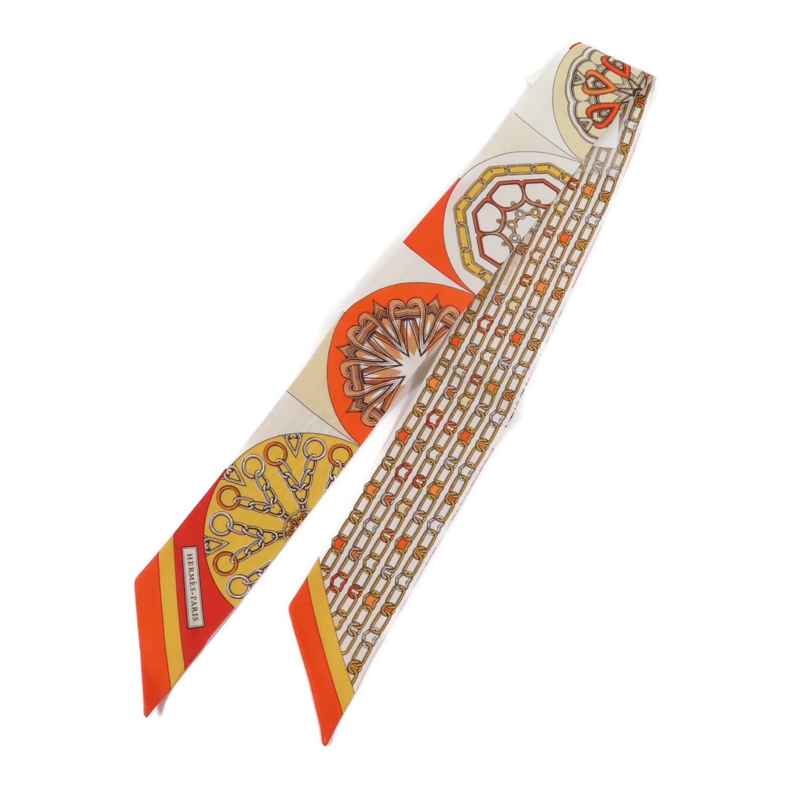 HERMES 【激減優惠】絲質Twilly絲巾