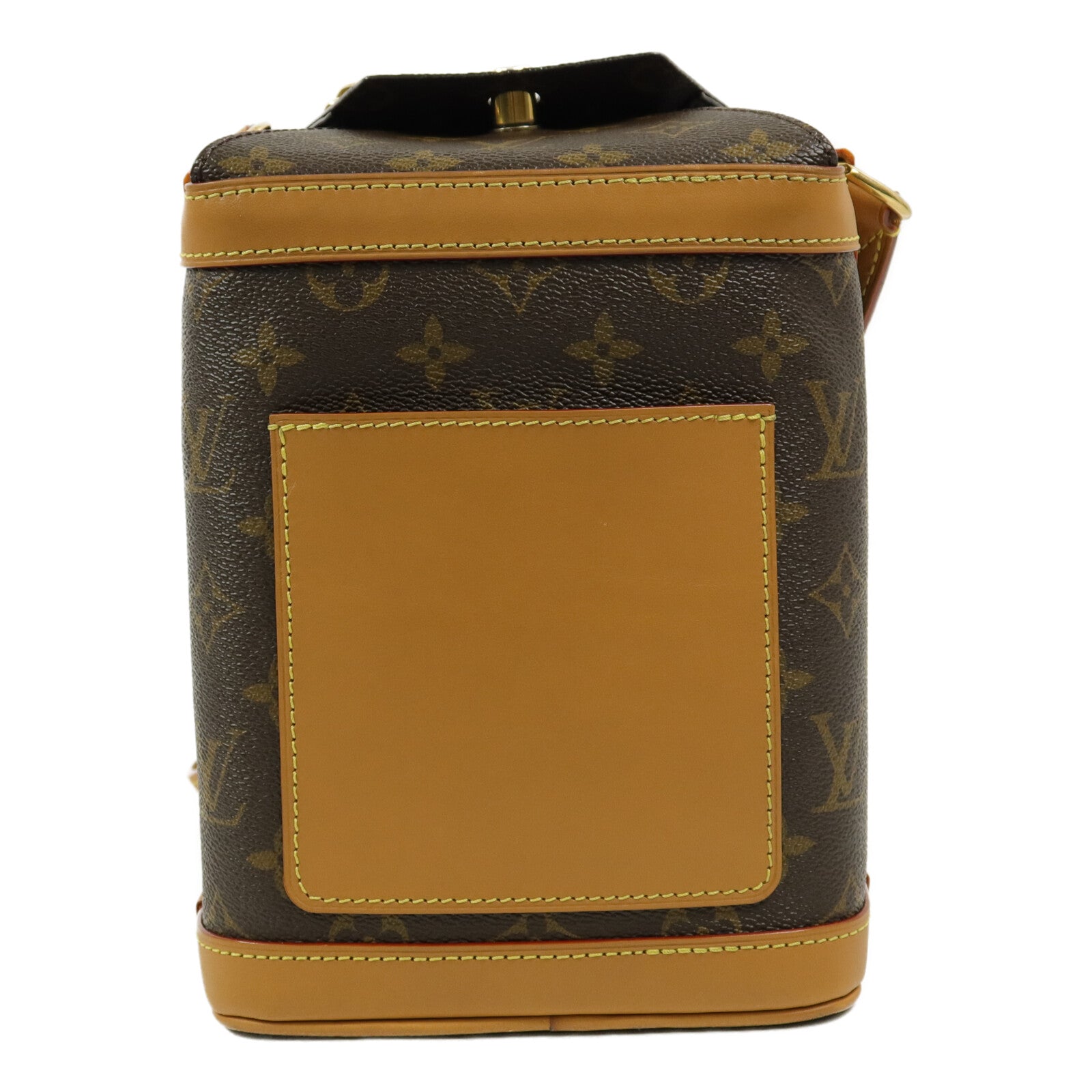 LOUIS VUITTON Monogram Milk Box鏈帶肩背袋