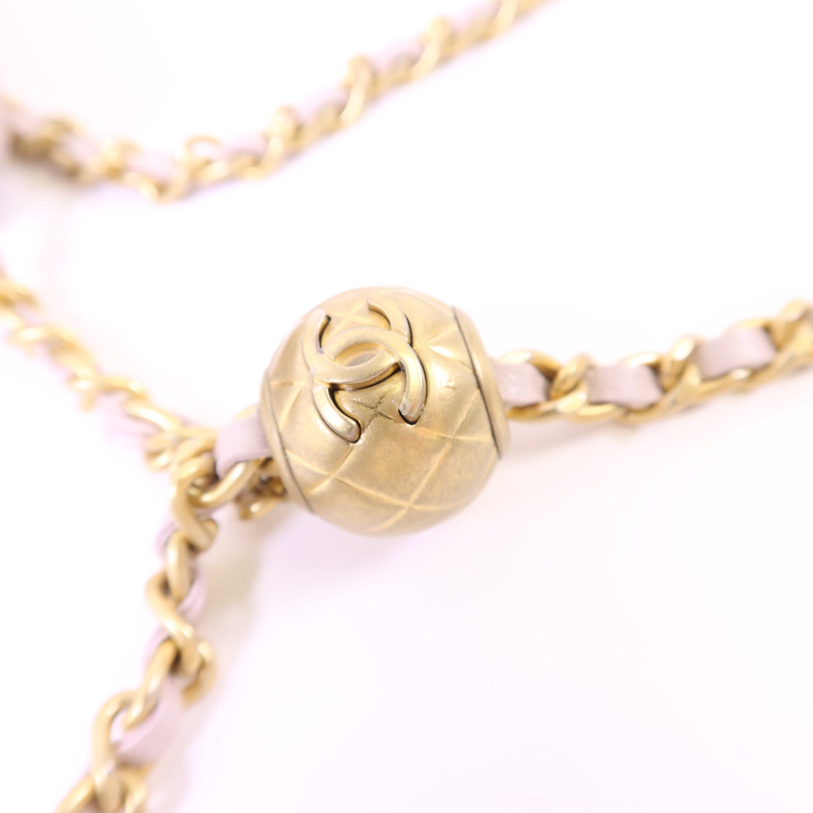 CHANEL 羊皮皮革WOC Wallet On Chain金扣鏈帶肩背袋