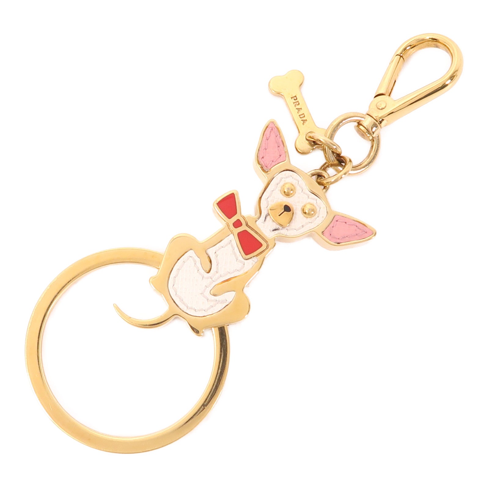 PRADA 金屬Key Charm鑰匙扣