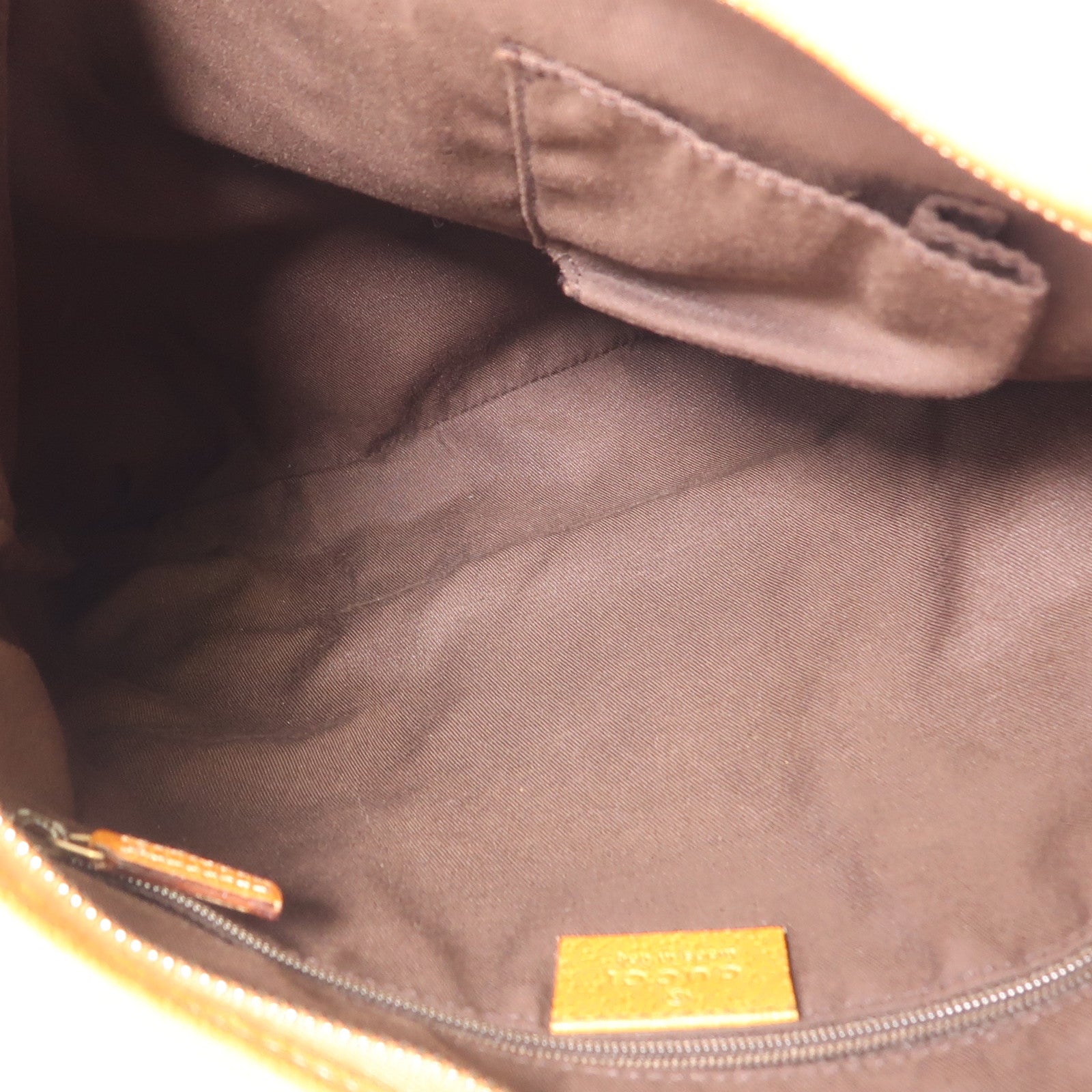 GUCCI GG GHW Shoulder Bag 131326 Canvas Brown