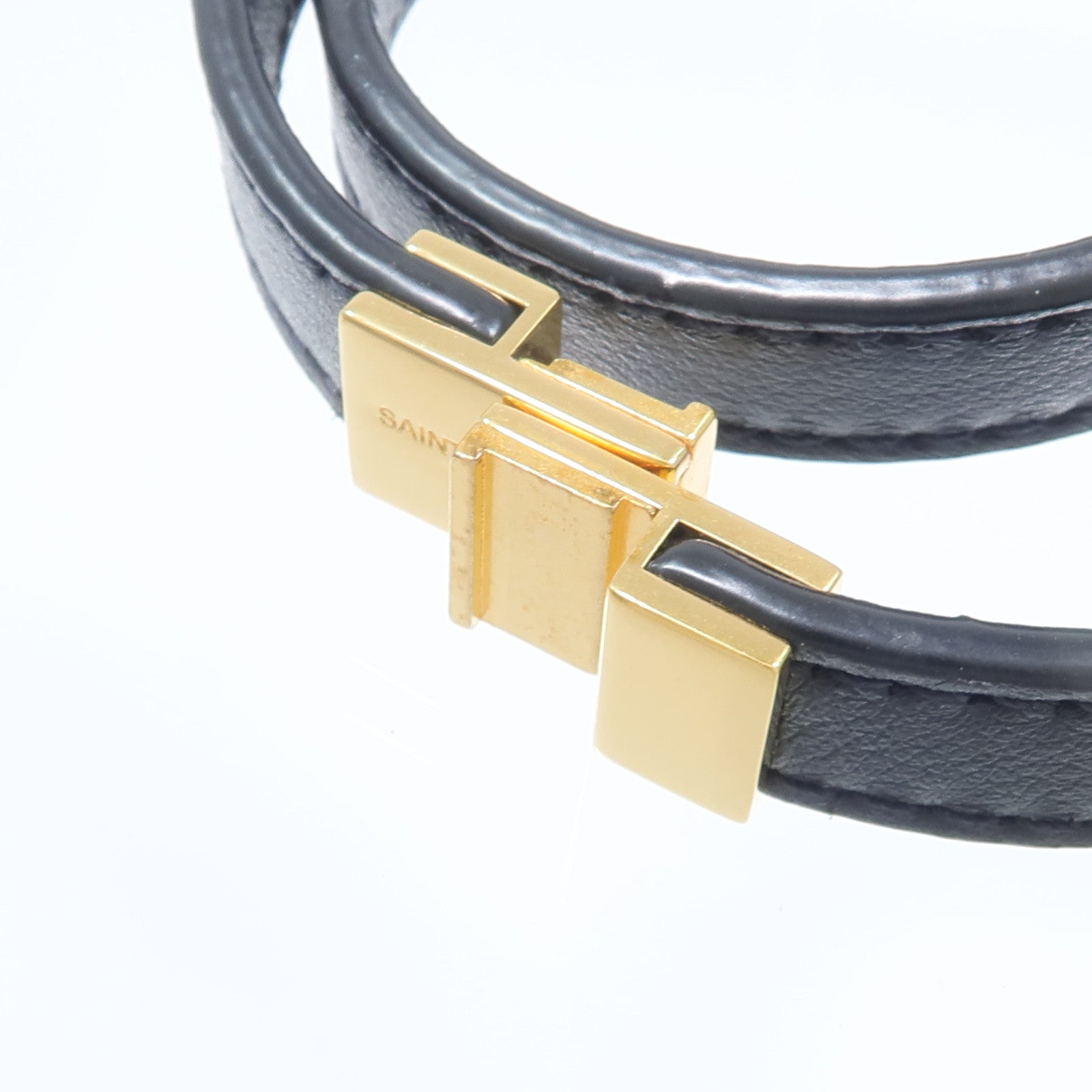 SAINT LAURENT 金屬/牛皮皮革Bracelet手鏈
