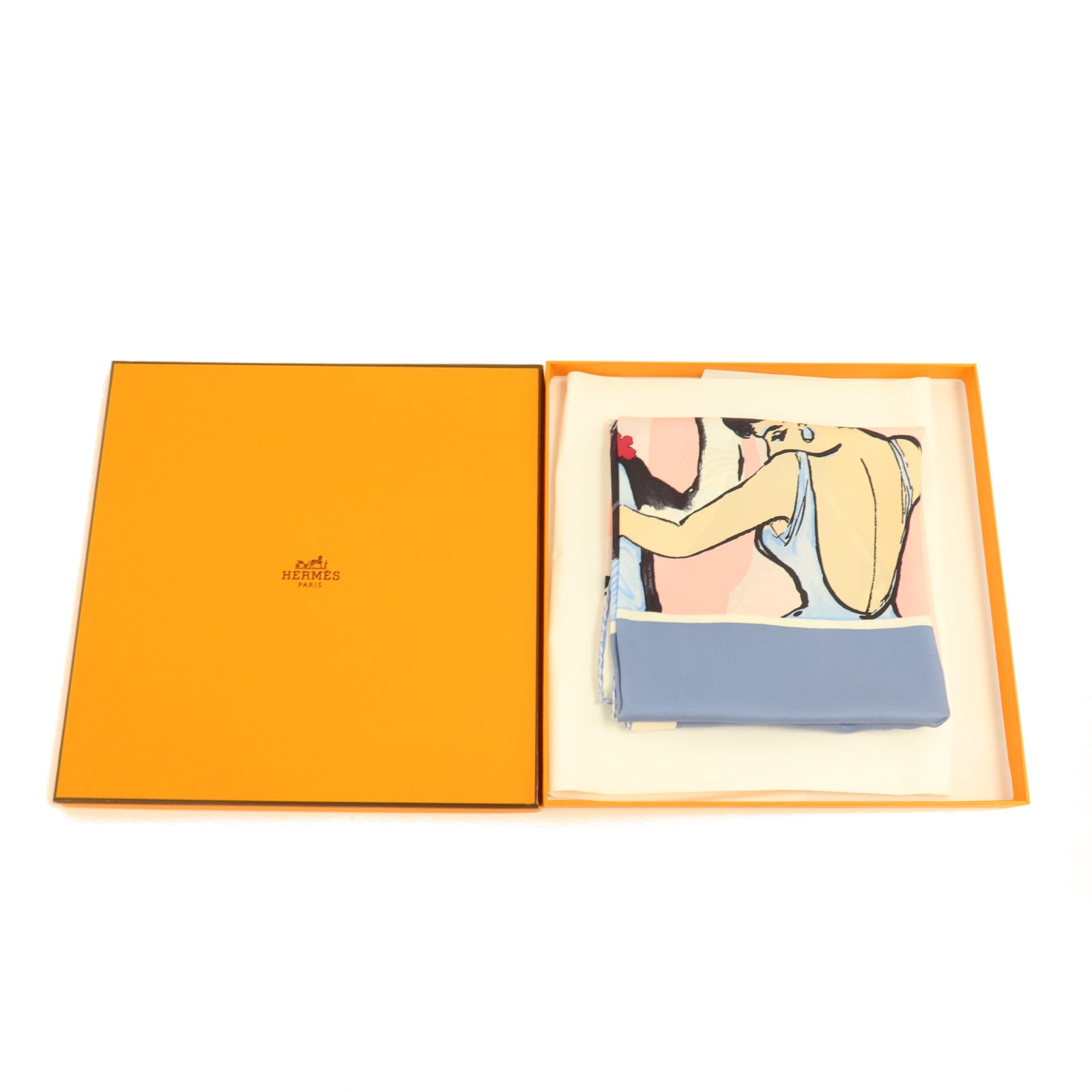 HERMES 絲質Scarf 65x65cm絲巾