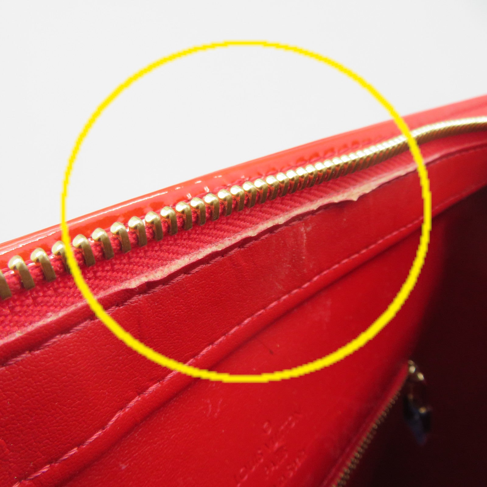 LOUIS VUITTON 【激減優惠】Vernis Houston Tote Bag金扣手挽袋紅色