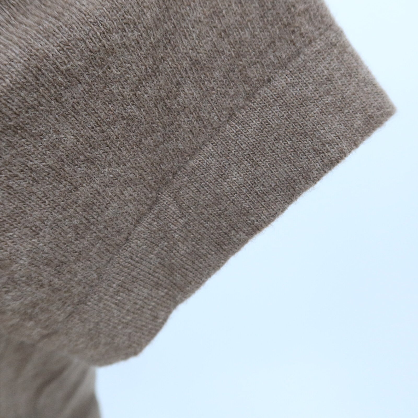 HERMES Wool/Polyamide Les Tambours Short-Sleeve Knit針織