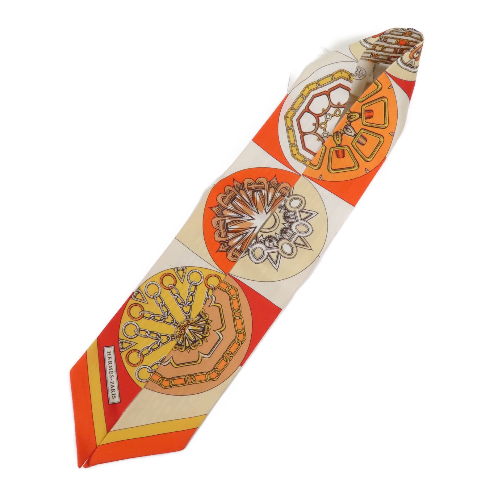 HERMES 【激減優惠】絲質Twilly絲巾