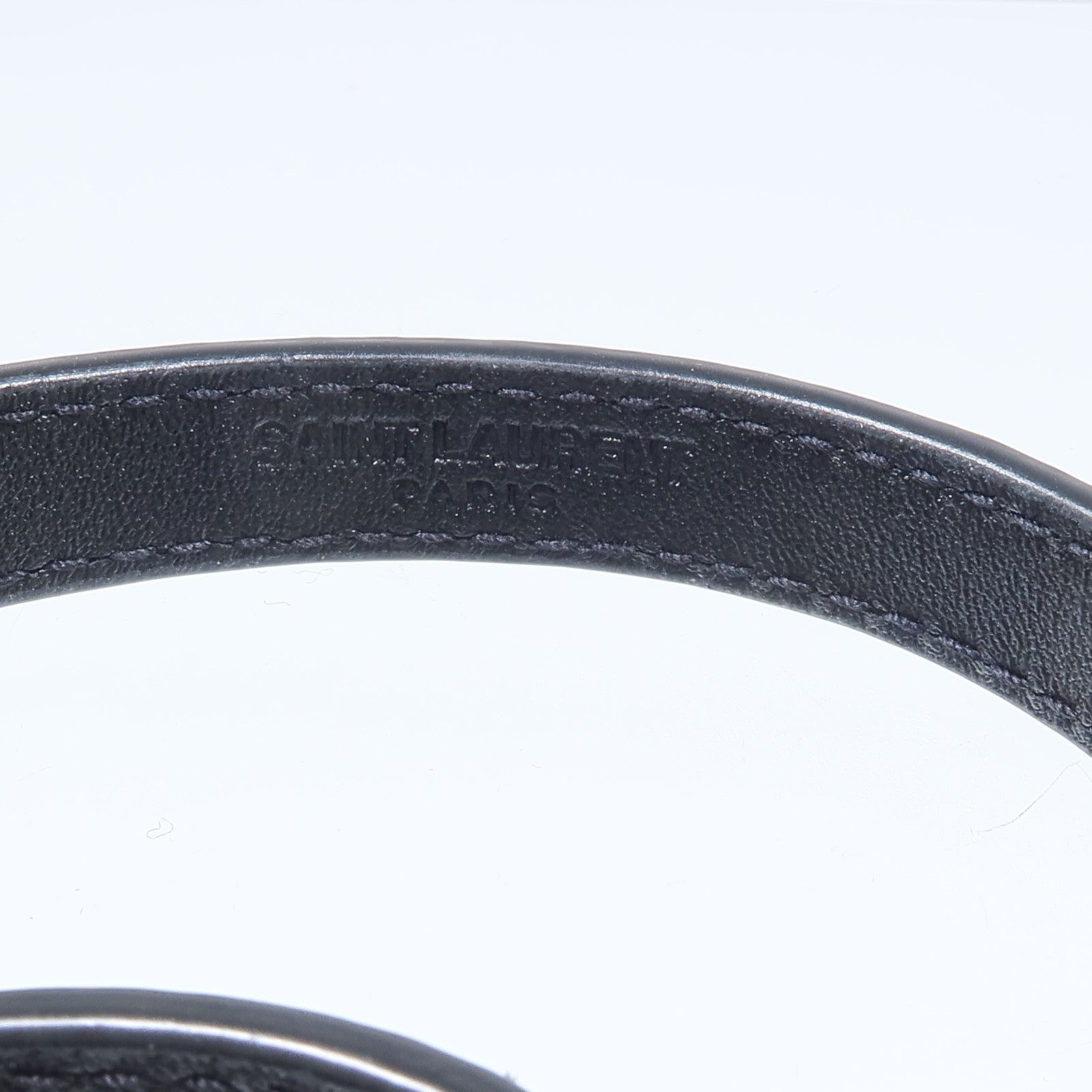 SAINT LAURENT 金屬/牛皮皮革Bracelet手鏈