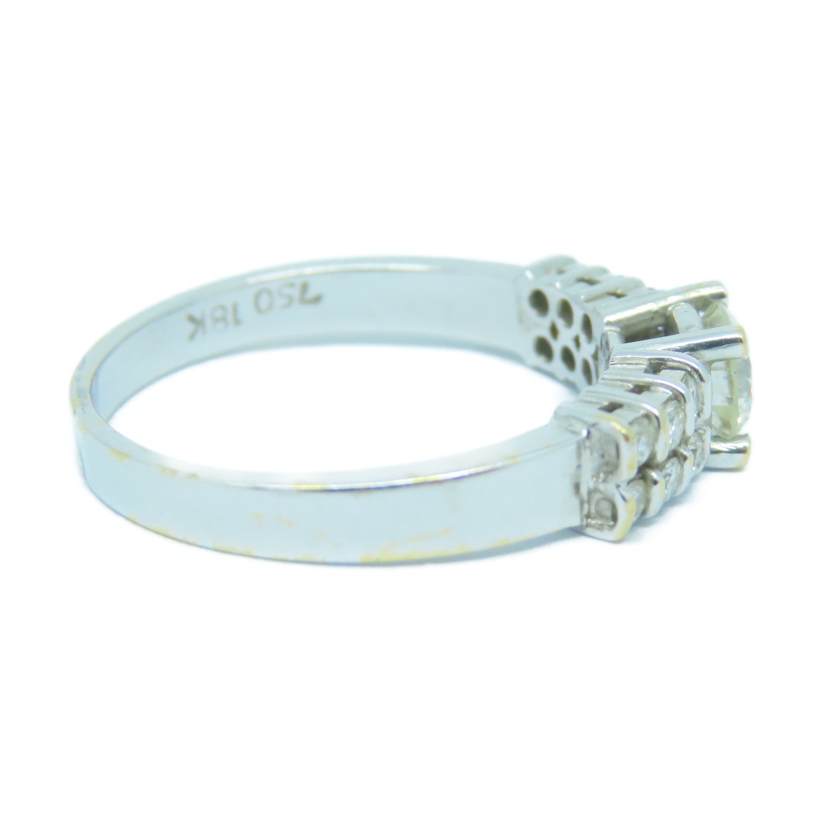 JEWELRY **【激減優惠】18K白金Diamond Ring鑽石戒指US#5.75