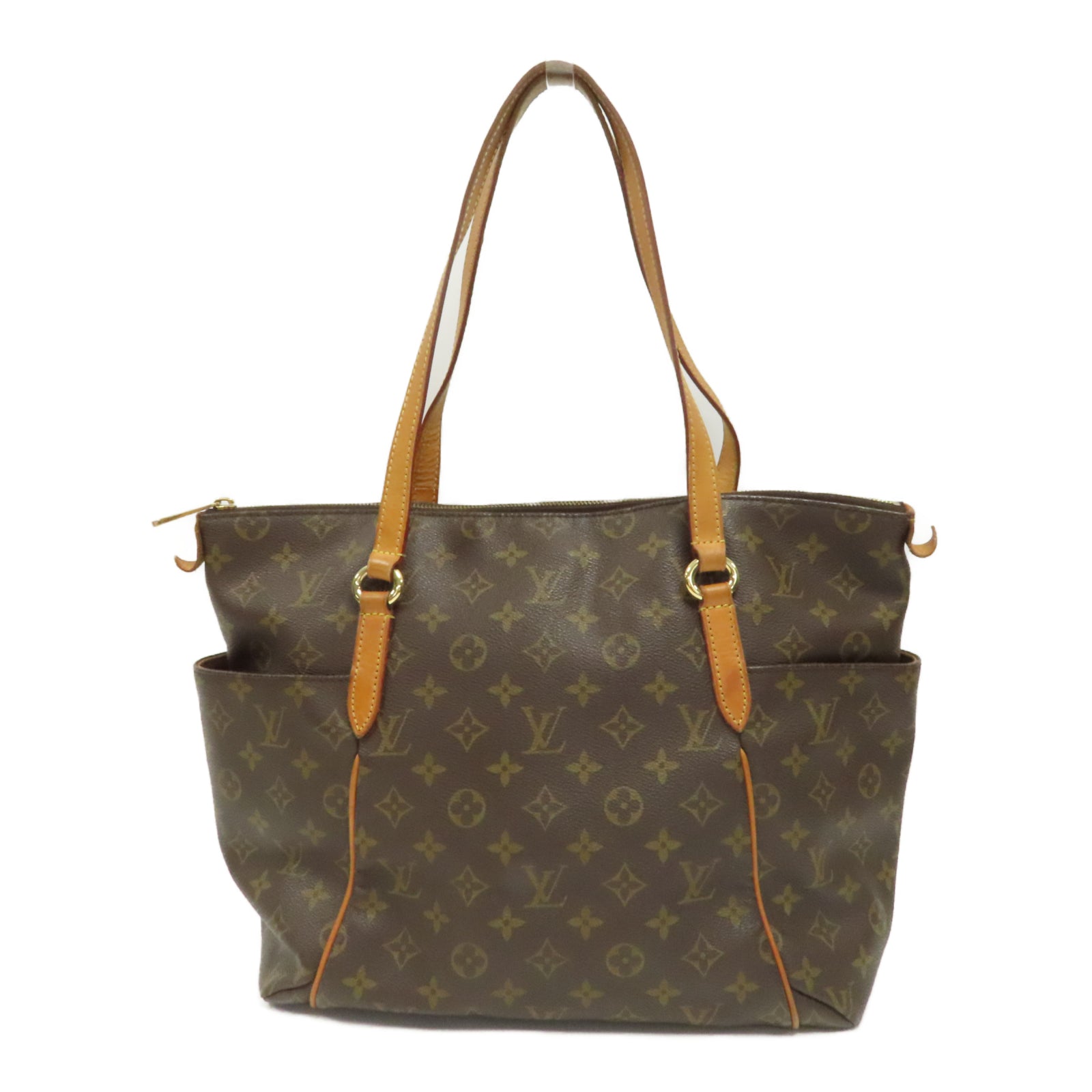 LOUIS VUITTON Monogram Totally MM金扣肩背袋啡色