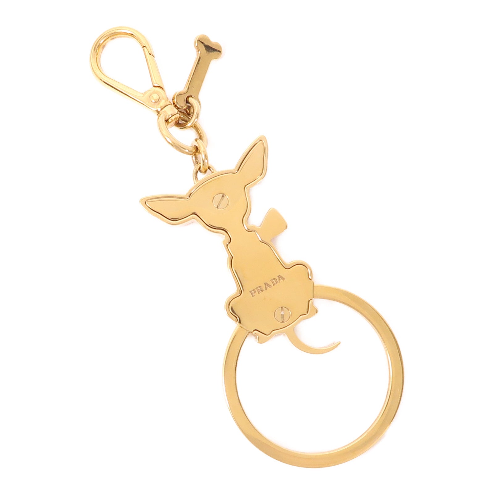PRADA 金屬Key Charm鑰匙扣
