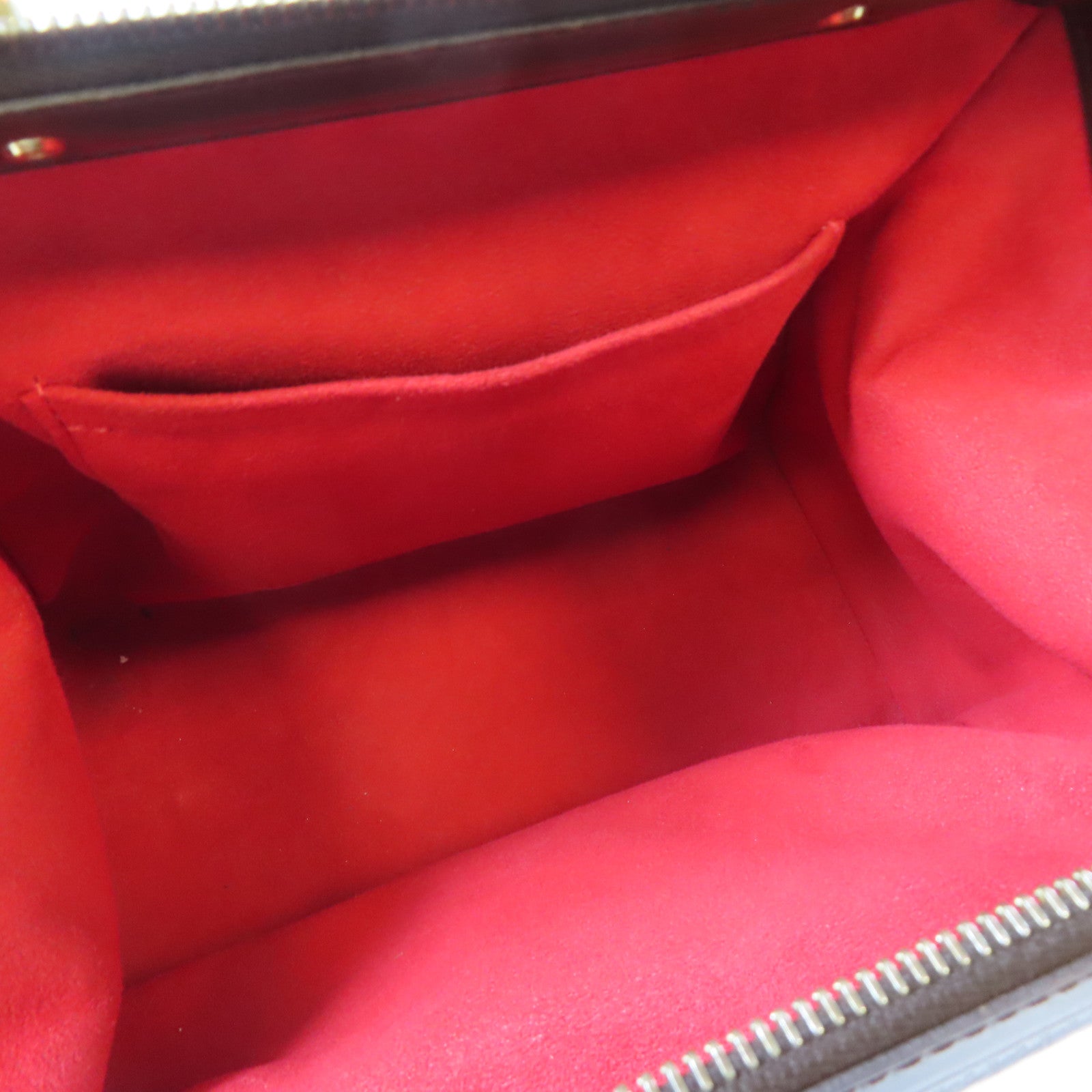 LOUIS VUITTON 【激減優惠】Damier Ebene Knightsbridge金扣手挽袋啡色