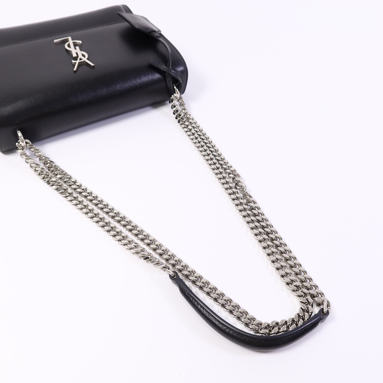 SAINT LAURENT 牛皮皮革Sunset Medium鏈帶肩背袋