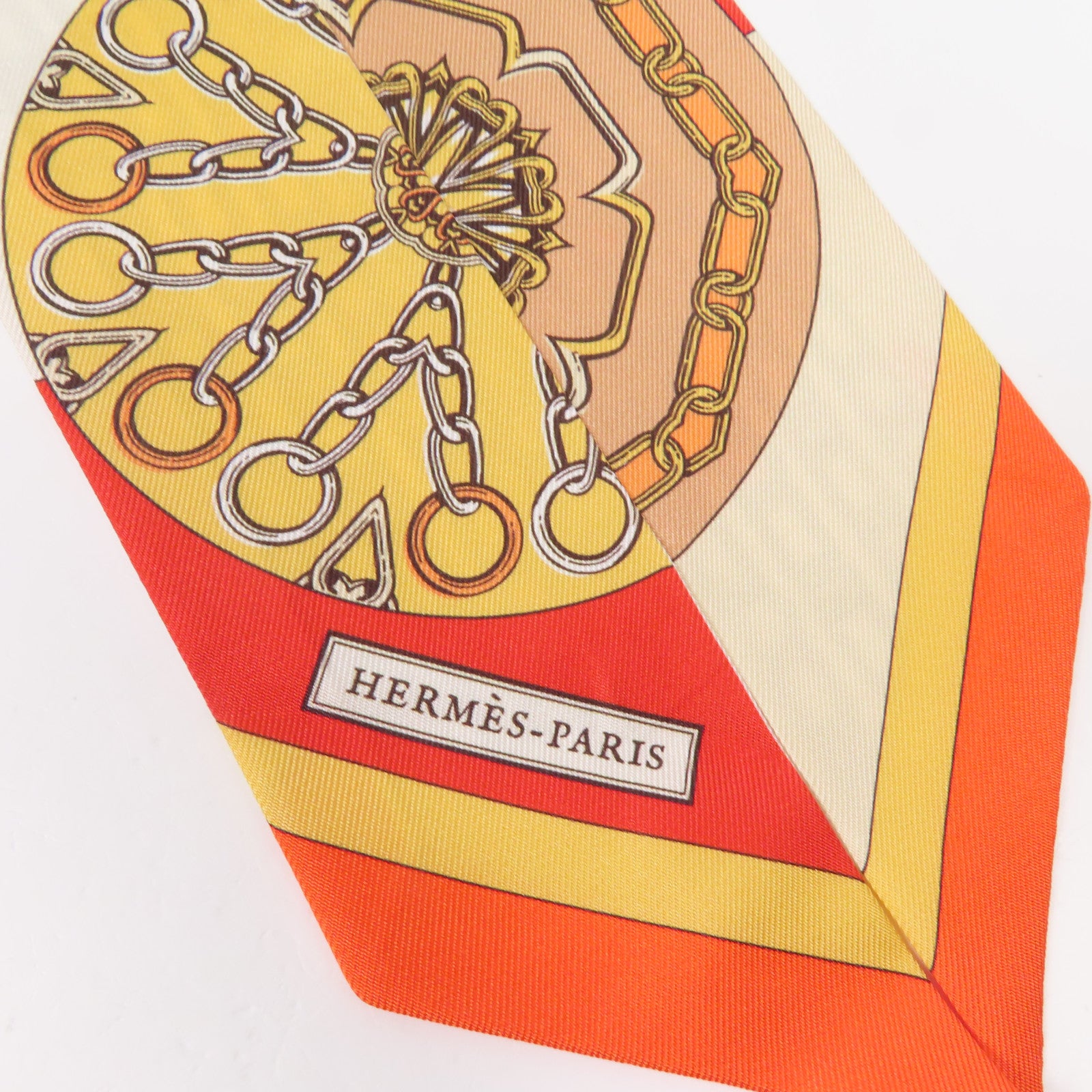 HERMES 絲質Twilly絲巾