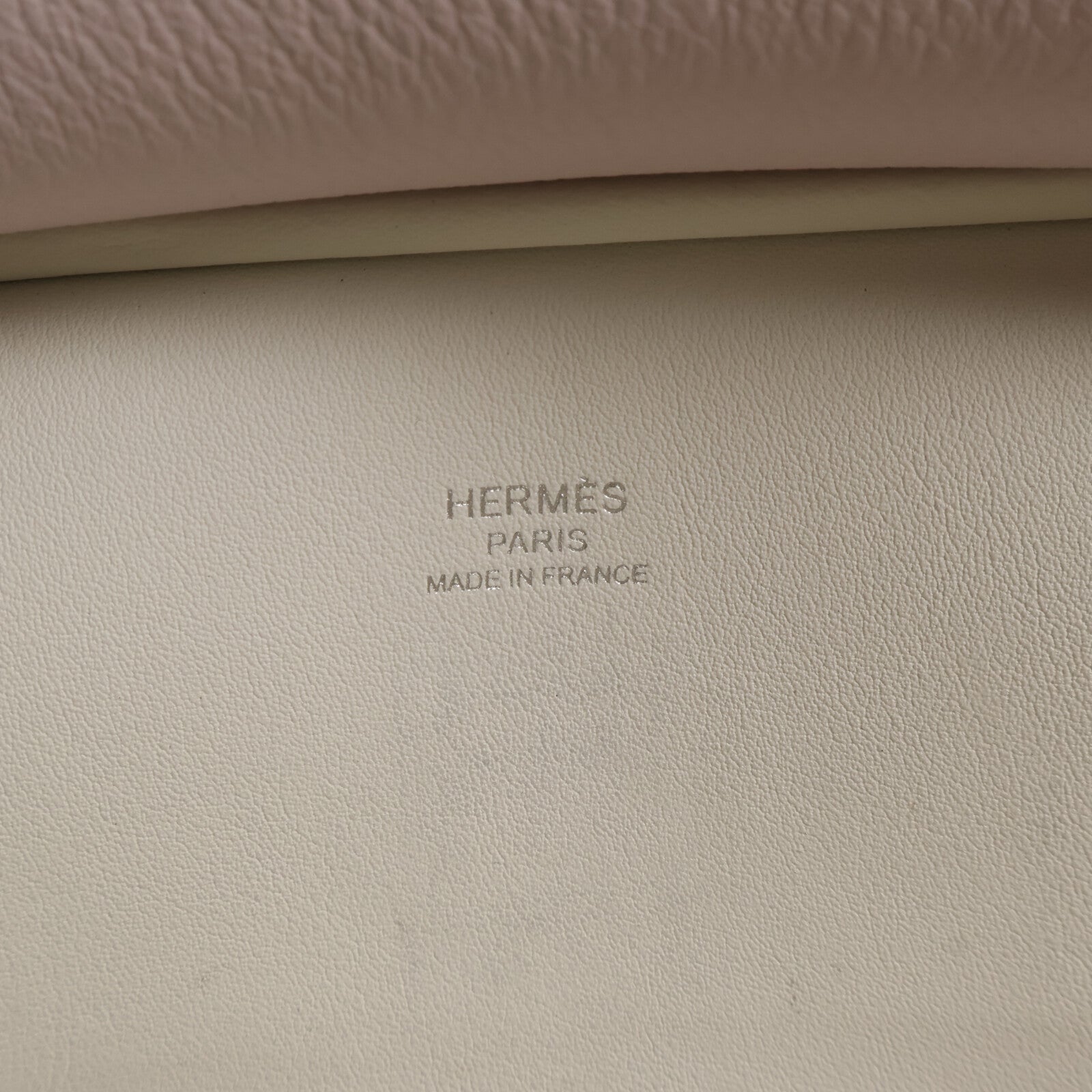 HERMES Evercolor皮革Mini Jypsiere肩背袋Mauve Pale