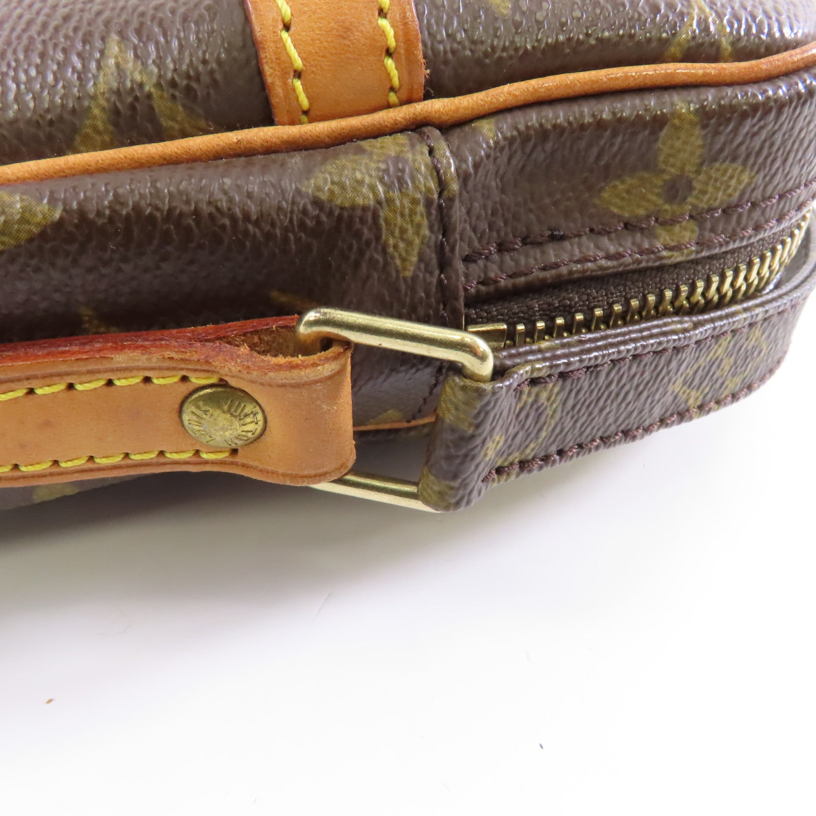 LOUIS VUITTON Monogram Danube金扣肩背袋啡色