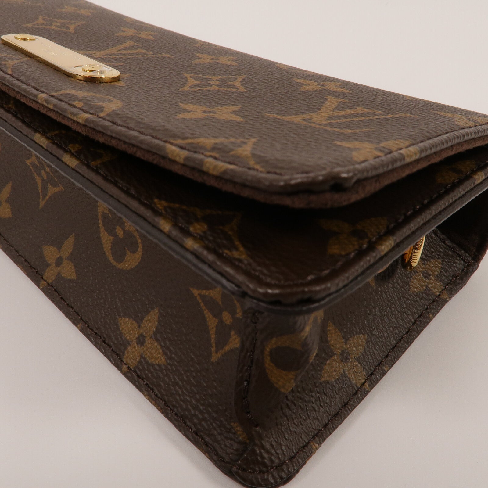 LOUIS VUITTON Monogram Wallet On Chain Lily鏈帶肩背袋