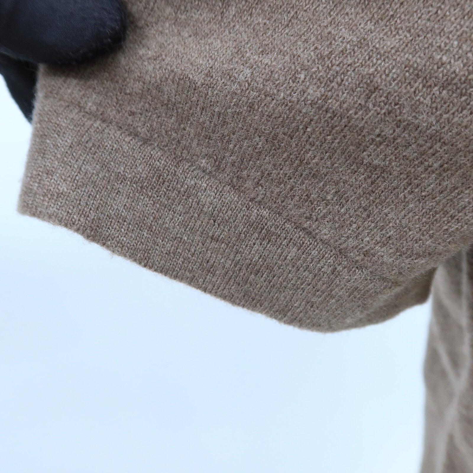 HERMES Wool/Polyamide Les Tambours Short-Sleeve Knit針織