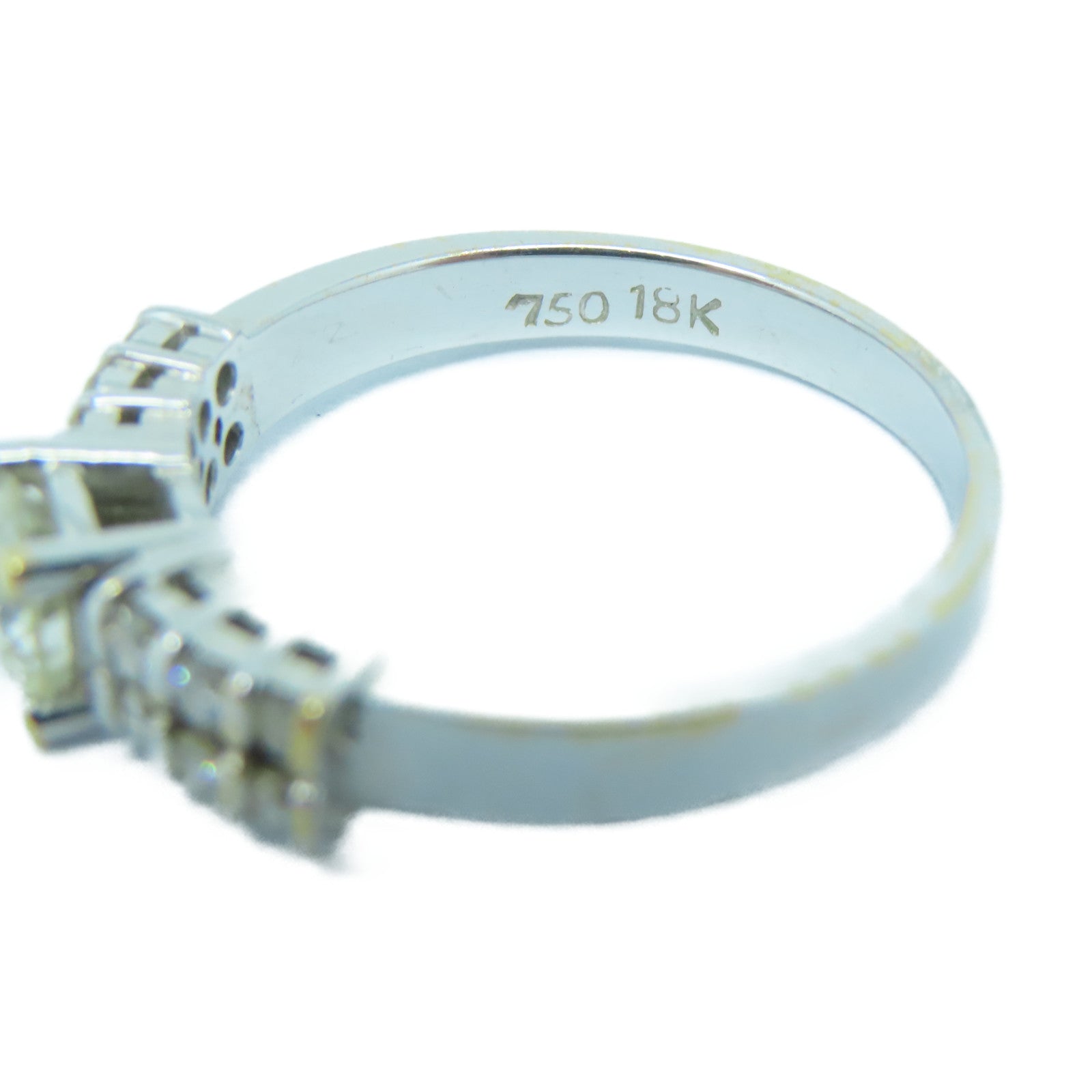 JEWELRY **【激減優惠】18K白金Diamond Ring鑽石戒指US#5.75