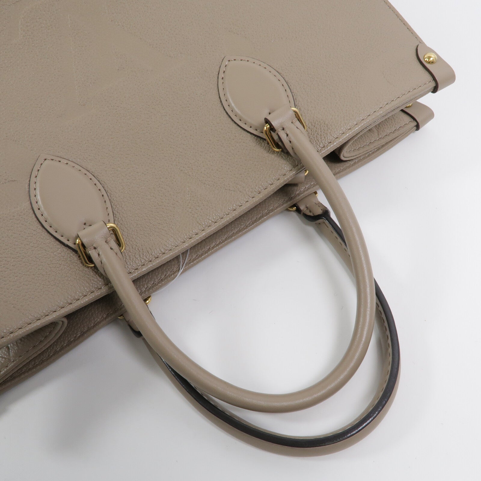 LOUIS VUITTON Monogram Empreinte On The Go MM手挽肩背兩用袋