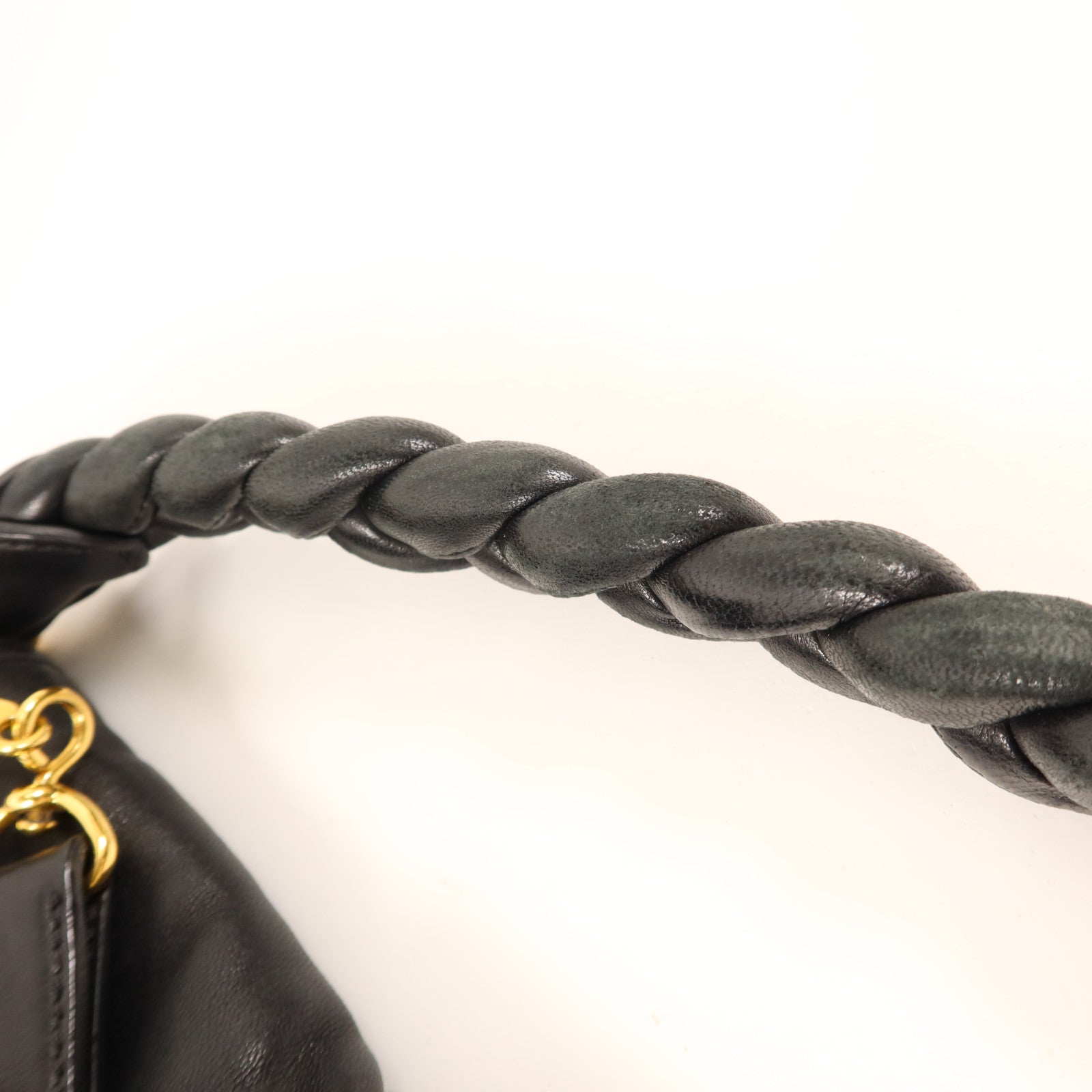 Miu Miu 羊皮皮革2Way Shoulder Bag金扣手挽肩背兩用袋