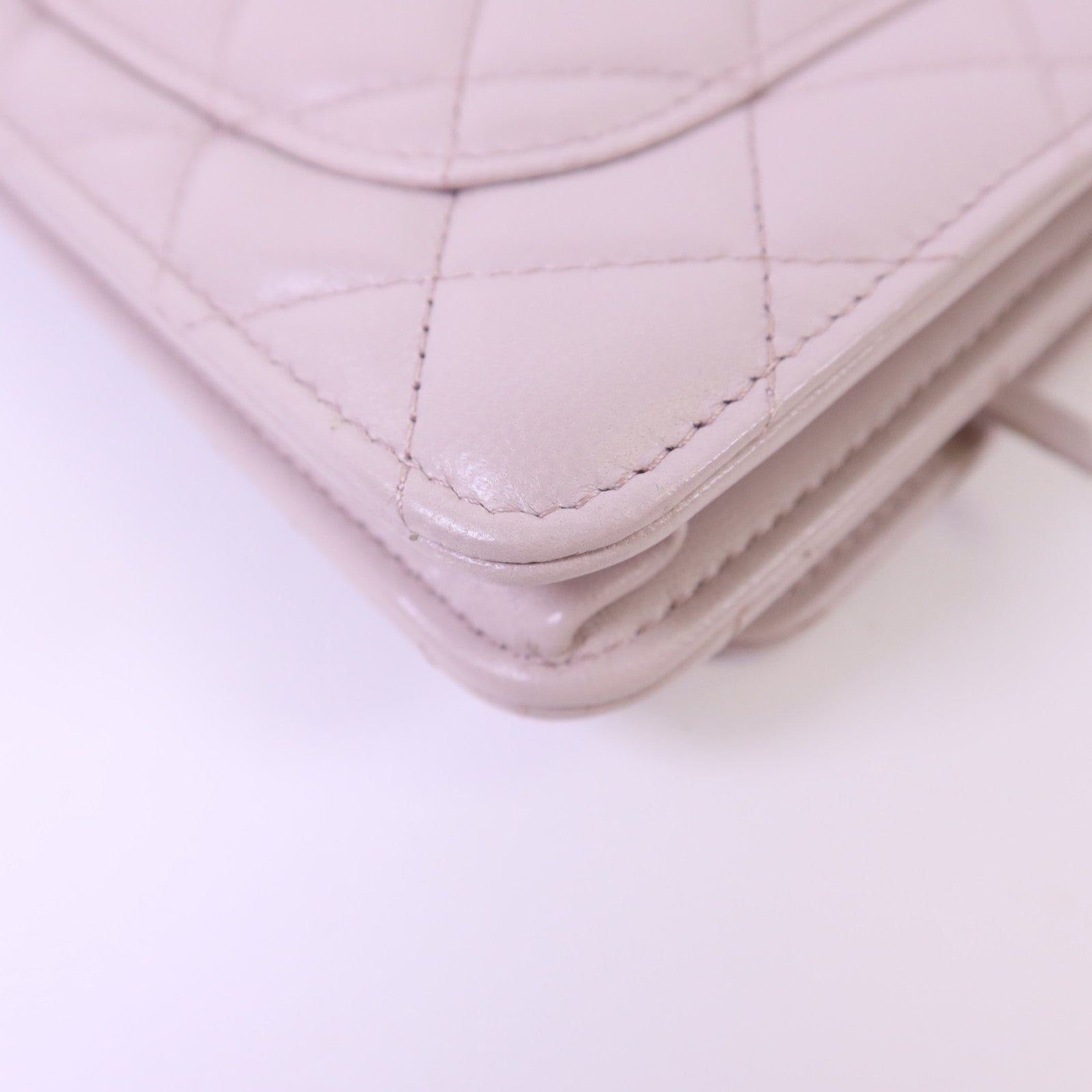 CHANEL 羊皮皮革WOC Wallet On Chain金扣鏈帶肩背袋