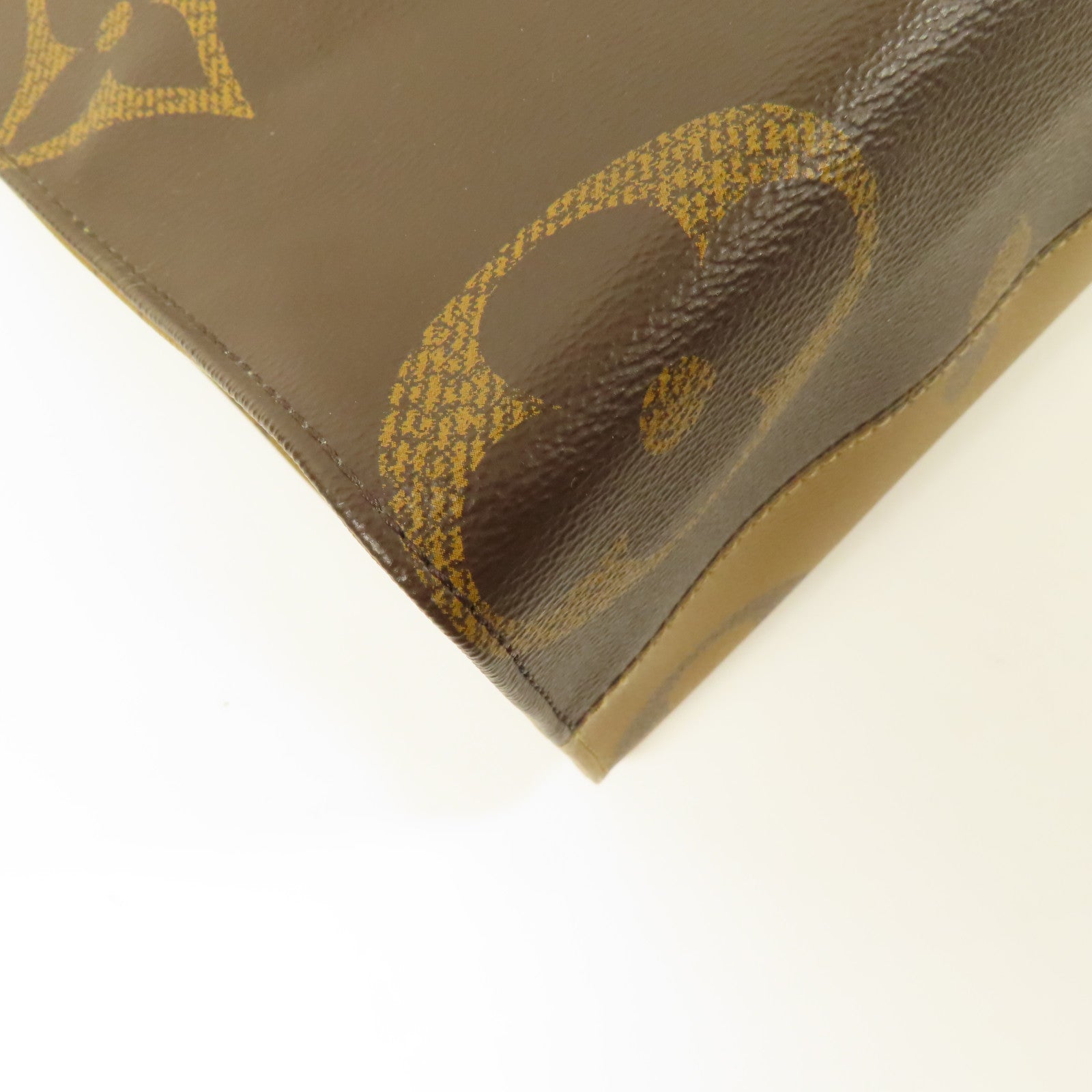 LOUIS VUITTON LV GHW On The Go MM 2 Way Bag M45321 Monogram Giant Brown