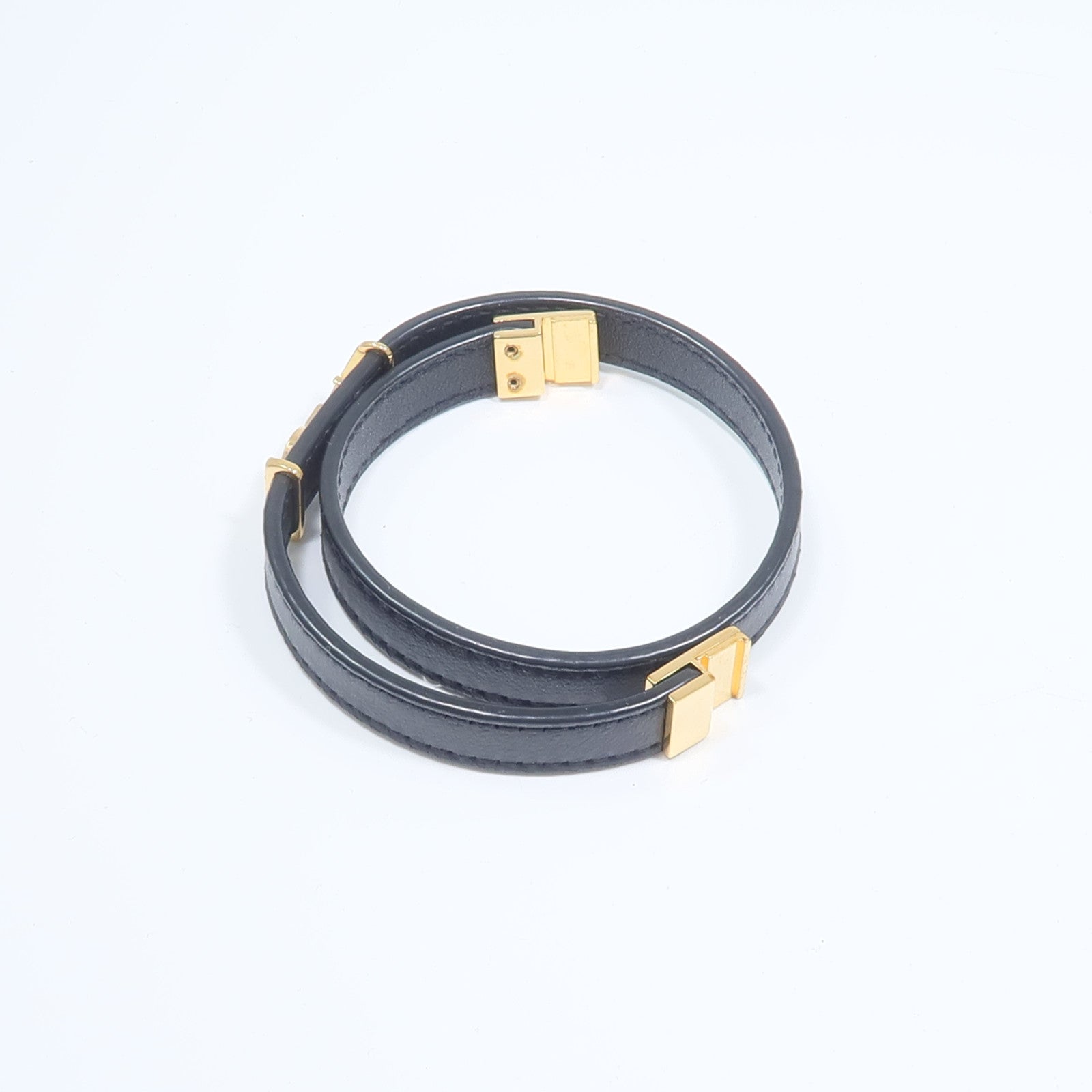 SAINT LAURENT 金屬/牛皮皮革Bracelet手鏈