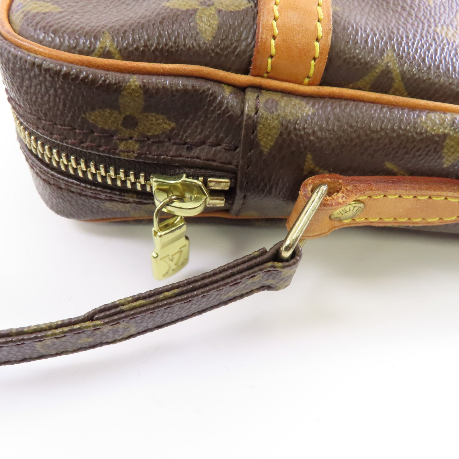 LOUIS VUITTON Monogram Danube金扣肩背袋啡色