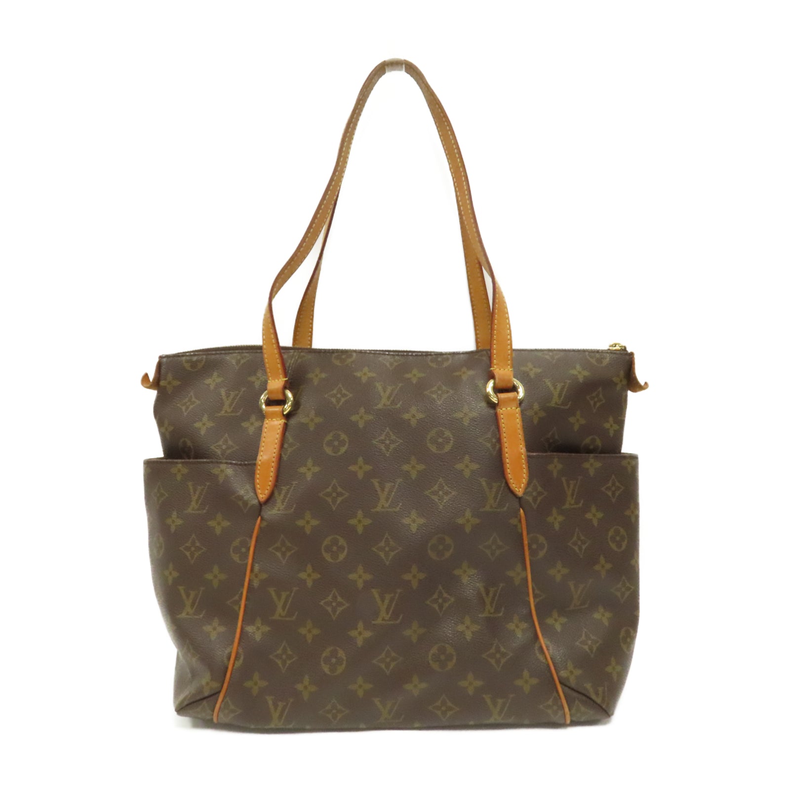 LOUIS VUITTON Monogram Totally MM金扣肩背袋啡色