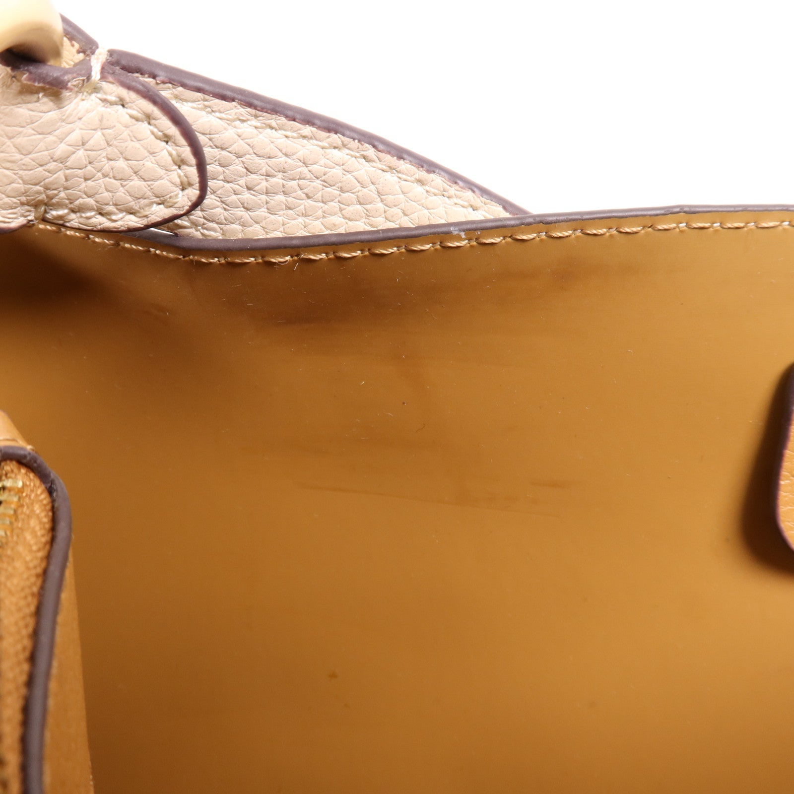 COACH 牛皮皮革2 Way Shoulder Bag金扣手挽肩背兩用袋