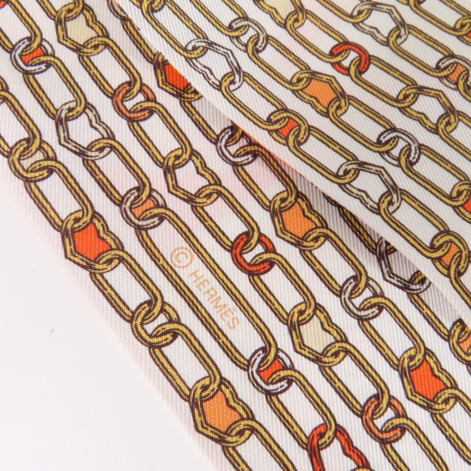 HERMES 絲質Twilly絲巾